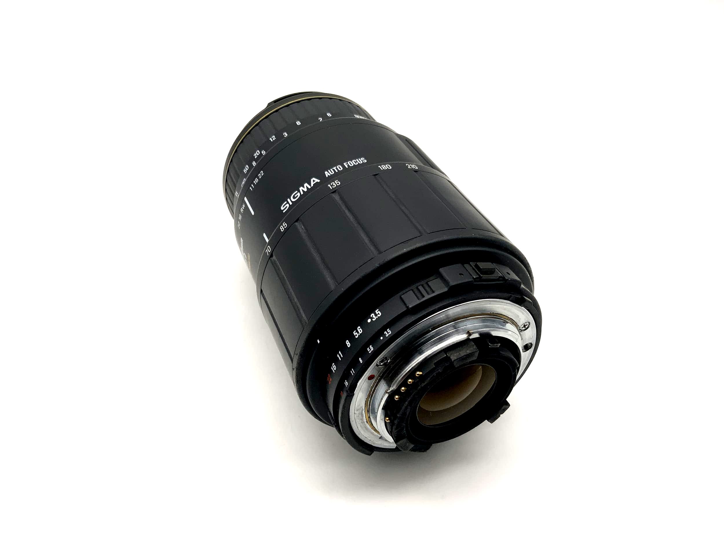 Sigma 70-210mm 1:3,5-4,5 Objektiv D APO Macro Kamera Camera Lens (Nikon AF)