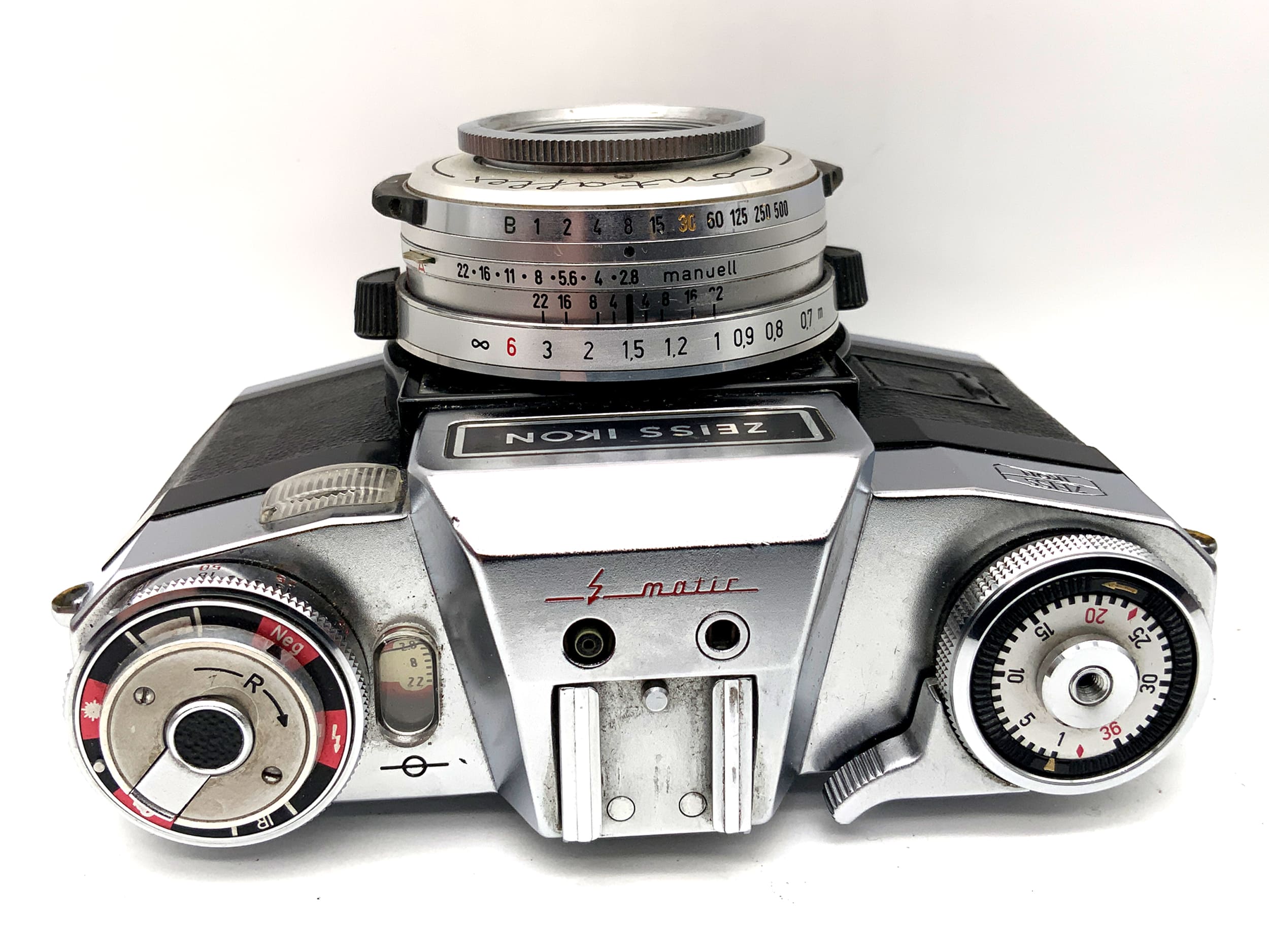 Zeiss Ikon Contaflex SLR Tessar 2.8/50 Synchro-Compur-X 35mm Body !Beli defekt!