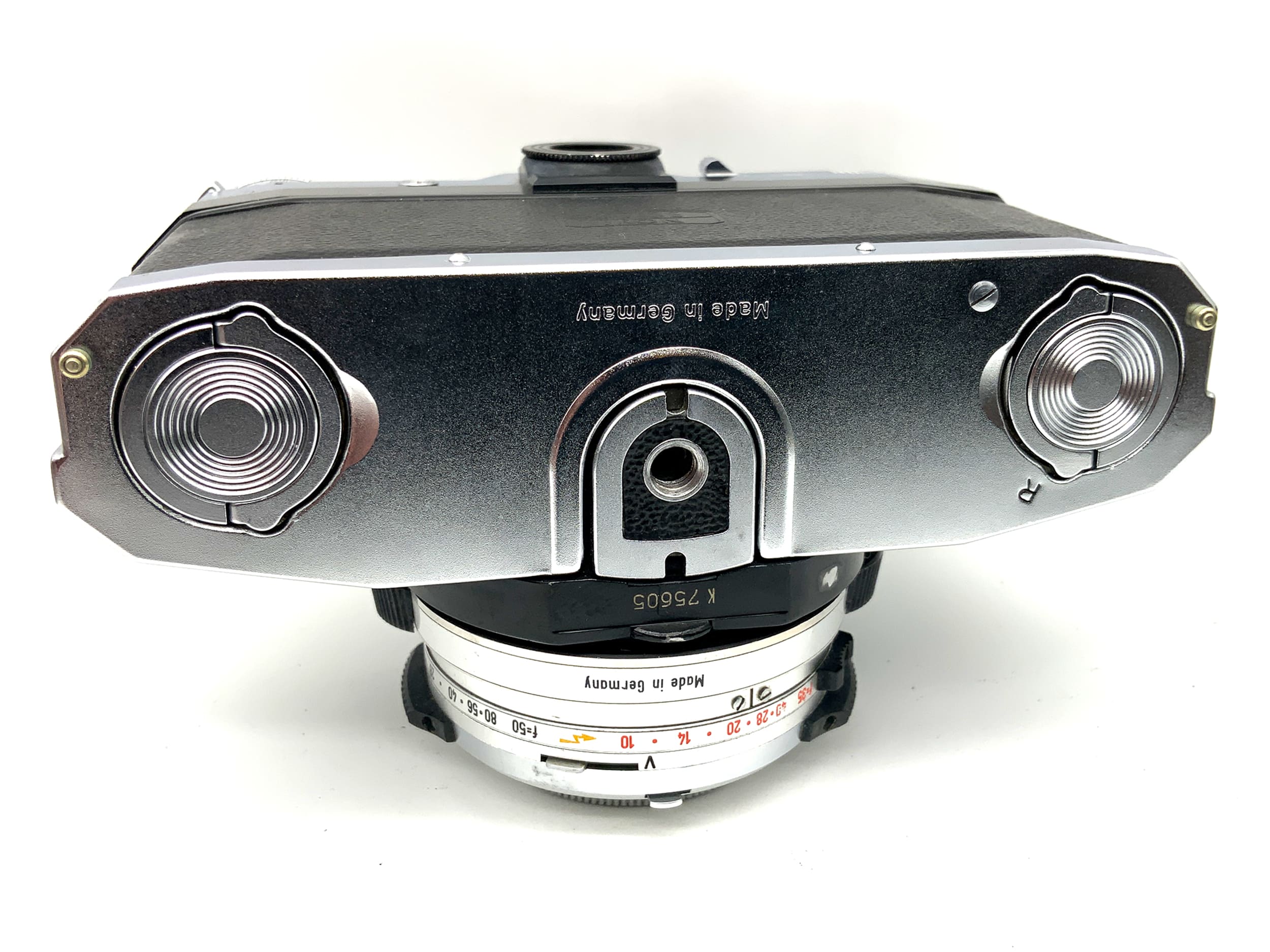 Zeiss Ikon Contaflex SLR Tessar 2.8/50 Synchro-Compur-X 35mm Body !Beli defekt!