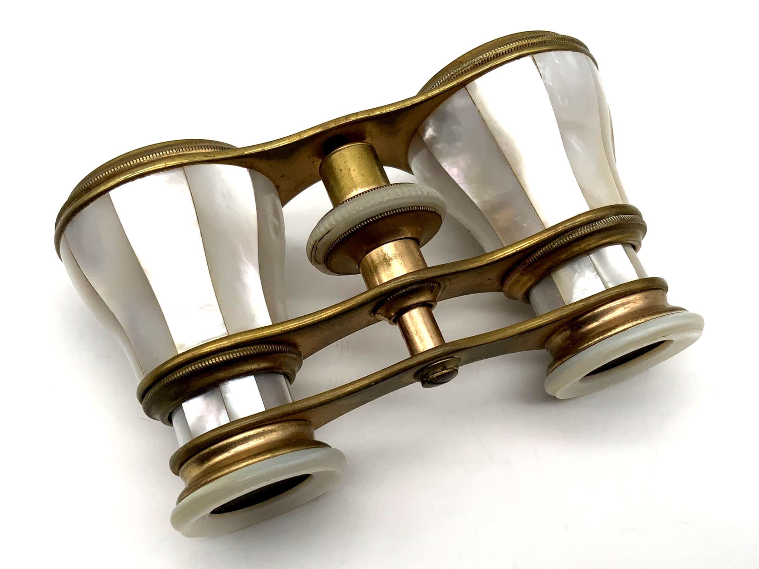 Busch Fernglas Opernglas Perlmut Gold Binocular Prismenglas Feldstecher