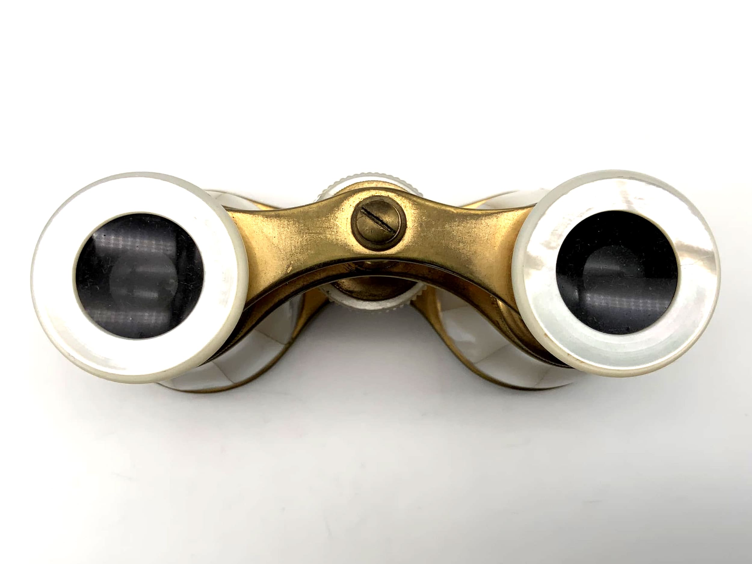 Busch Fernglas Opernglas Perlmut Gold Binocular Prismenglas Feldstecher