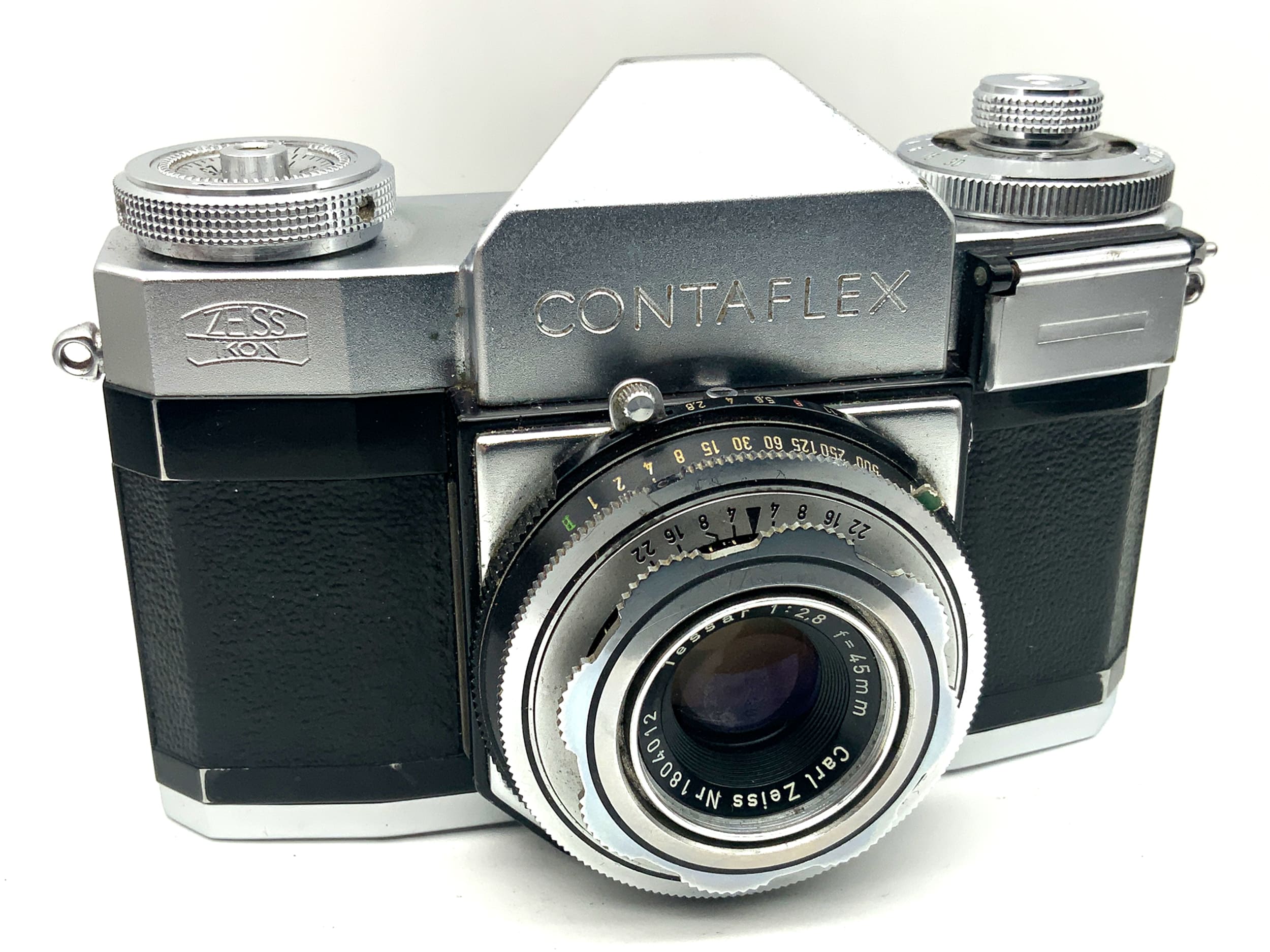 Zeiss Ikon Contaflex SLR mit Tessar 1:2.8/50 Synchro-Compur 35mm SLR analog Body