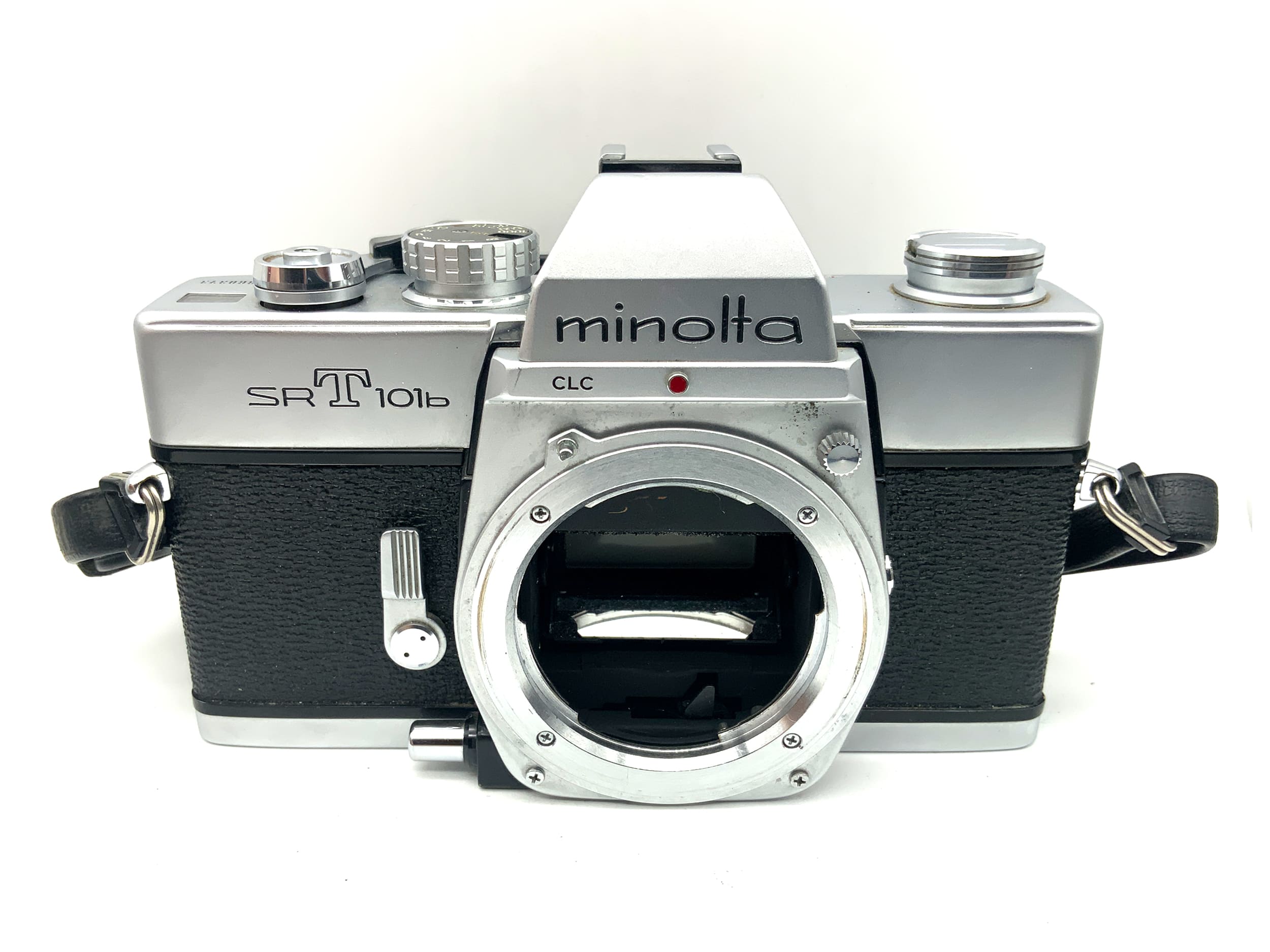 Minolta SRT 101b SLR mit Minolta MD 35mm SLR analog Body