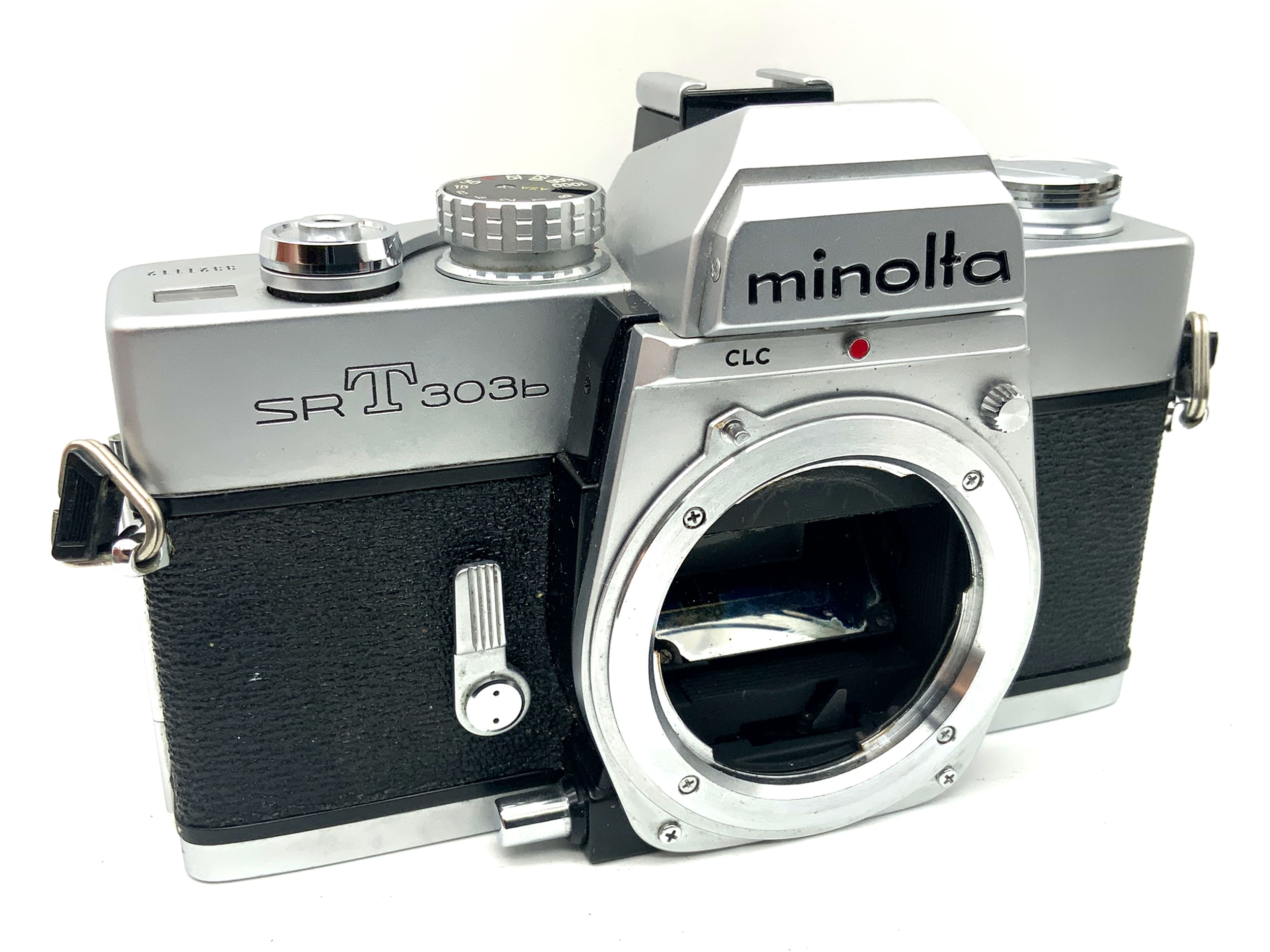 Minolta SRT 303b SLR Minolta MD 35mm SLR analog Body !Beli defekt!