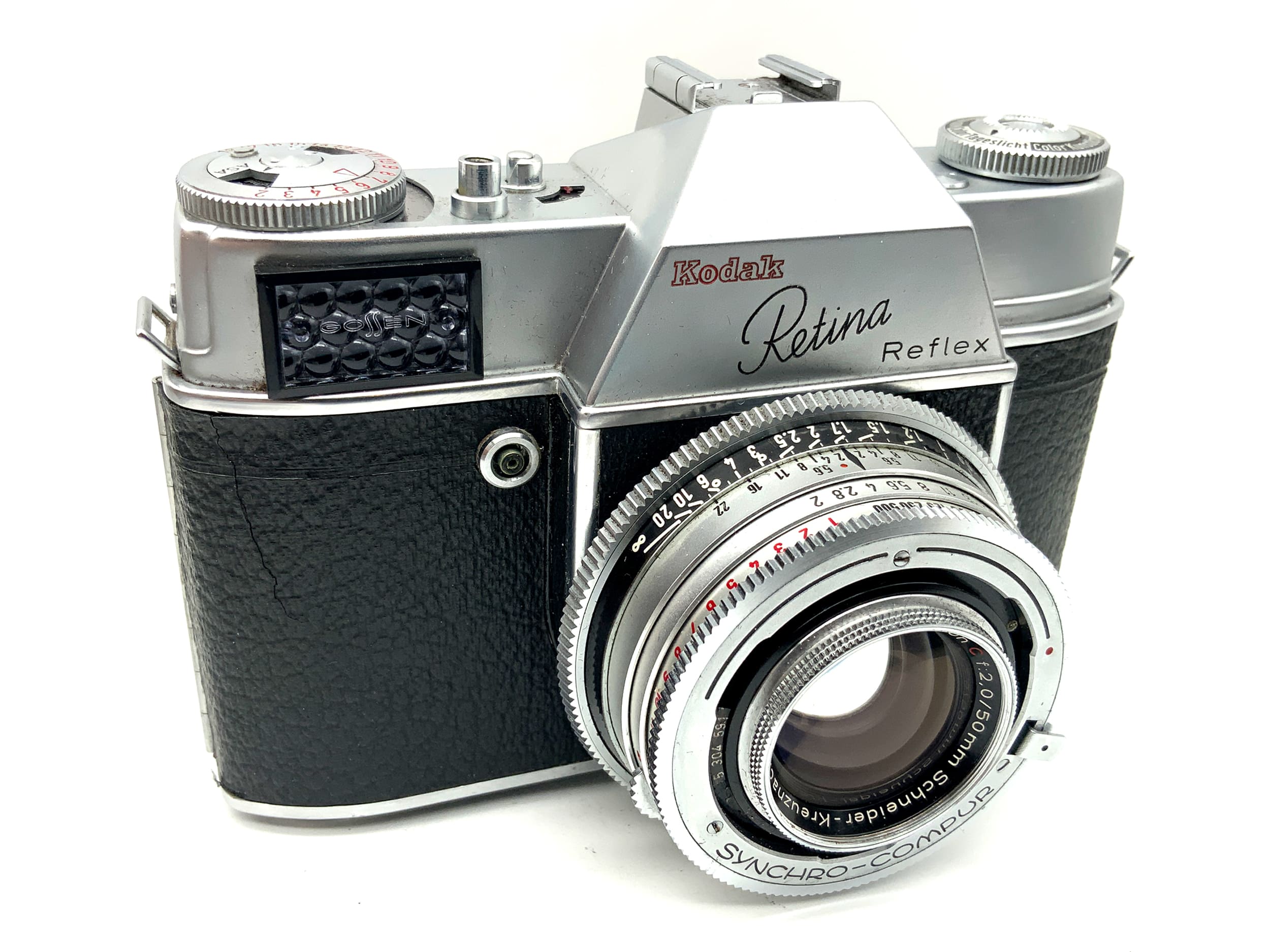 Kodak Retina Reflex SLR mit Xenon C 2.0/50 Synchro-Compur 35mm SLR analog Body