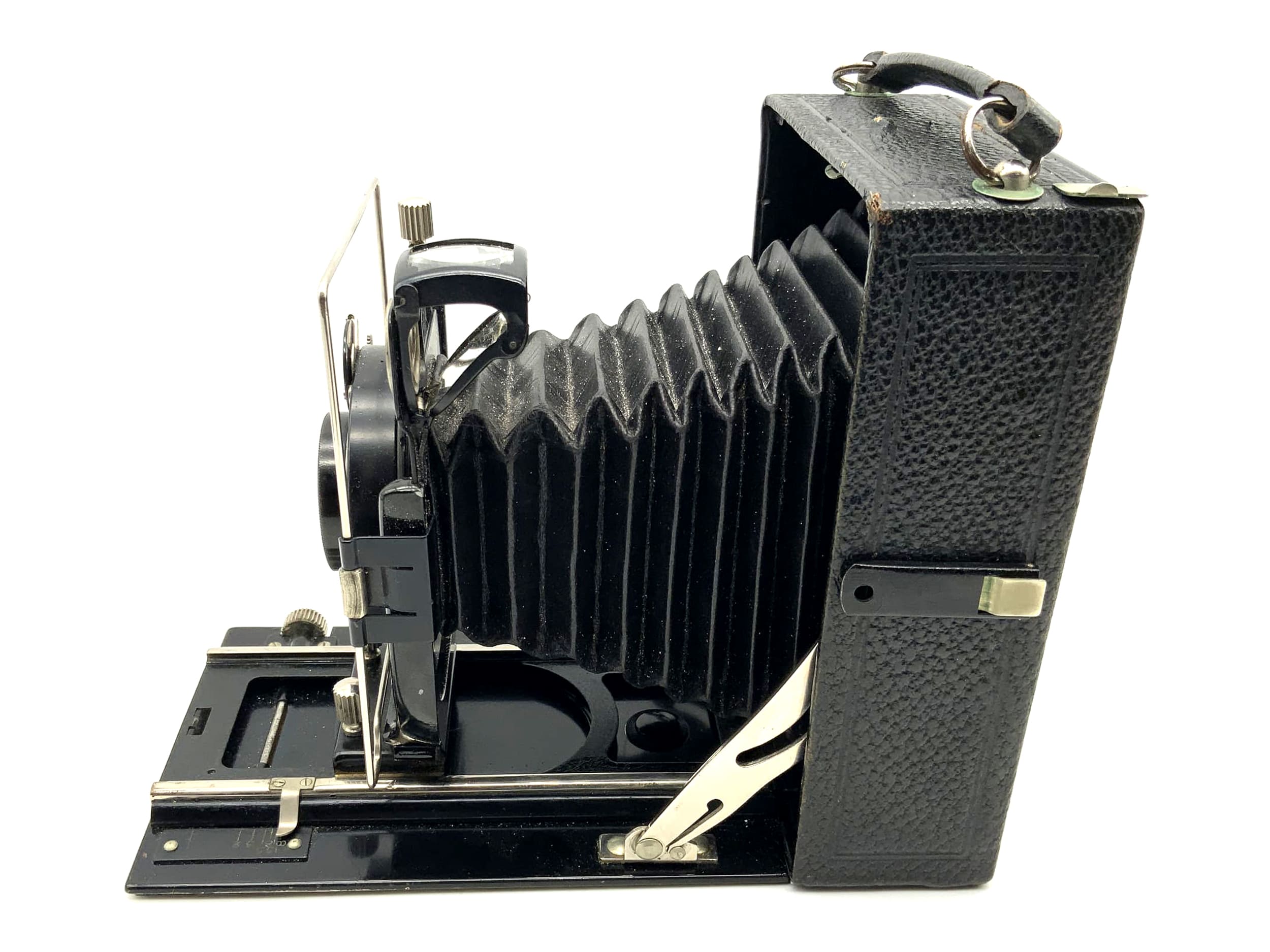 Plattenkamera mit E.Ludwig Lausa-Dresden Anastigmat Vidar 4.5 13,5cm 9x12 Vario