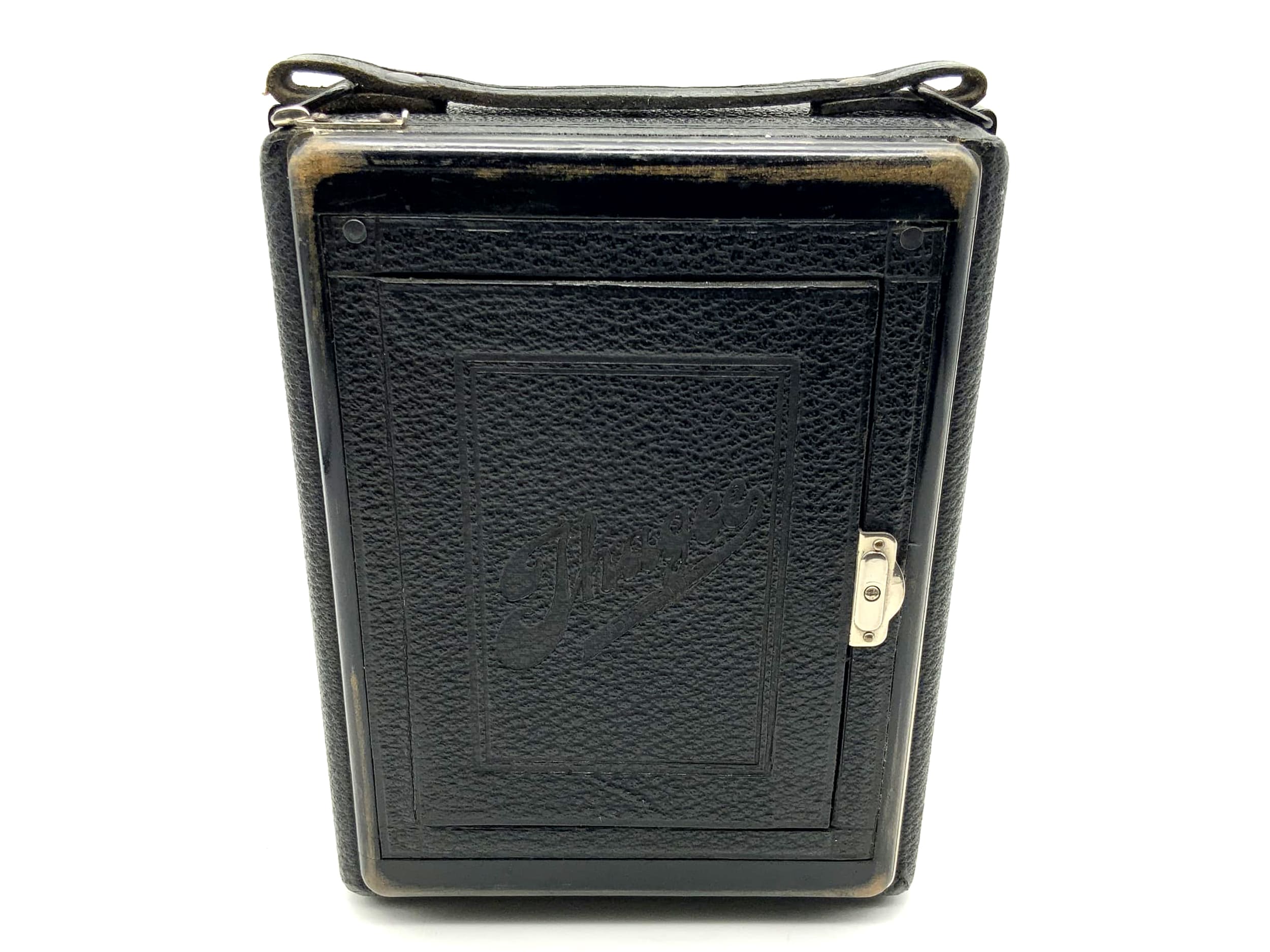 Ihagee Plattenkamera mit Meyer Görlitz Anastigmat Trioplan 1:4.5 F=13,5cm 9x12