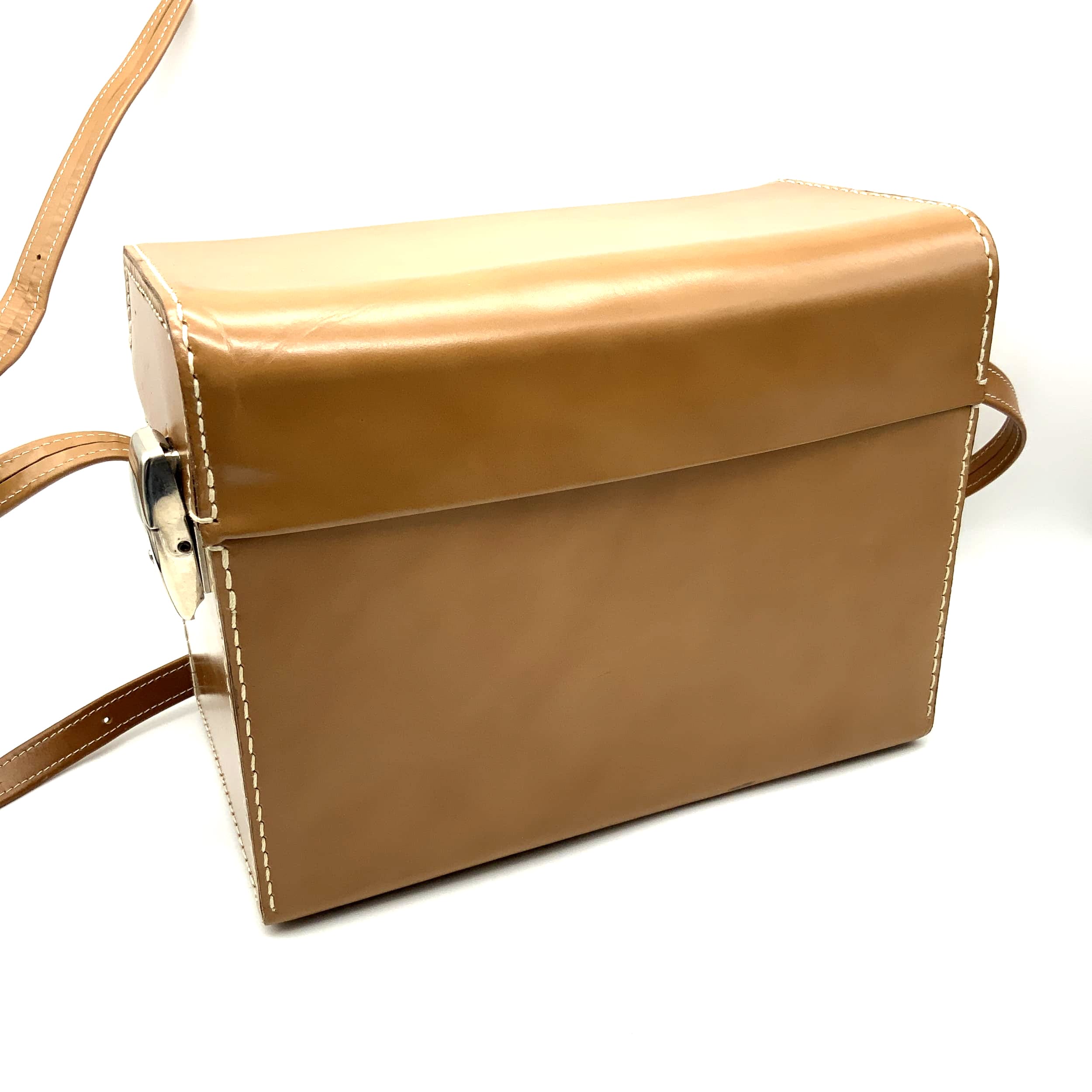 Hasselblad Kameratasche Case 515 hellbraun ca. 26x17x14,5cm Ledertasche