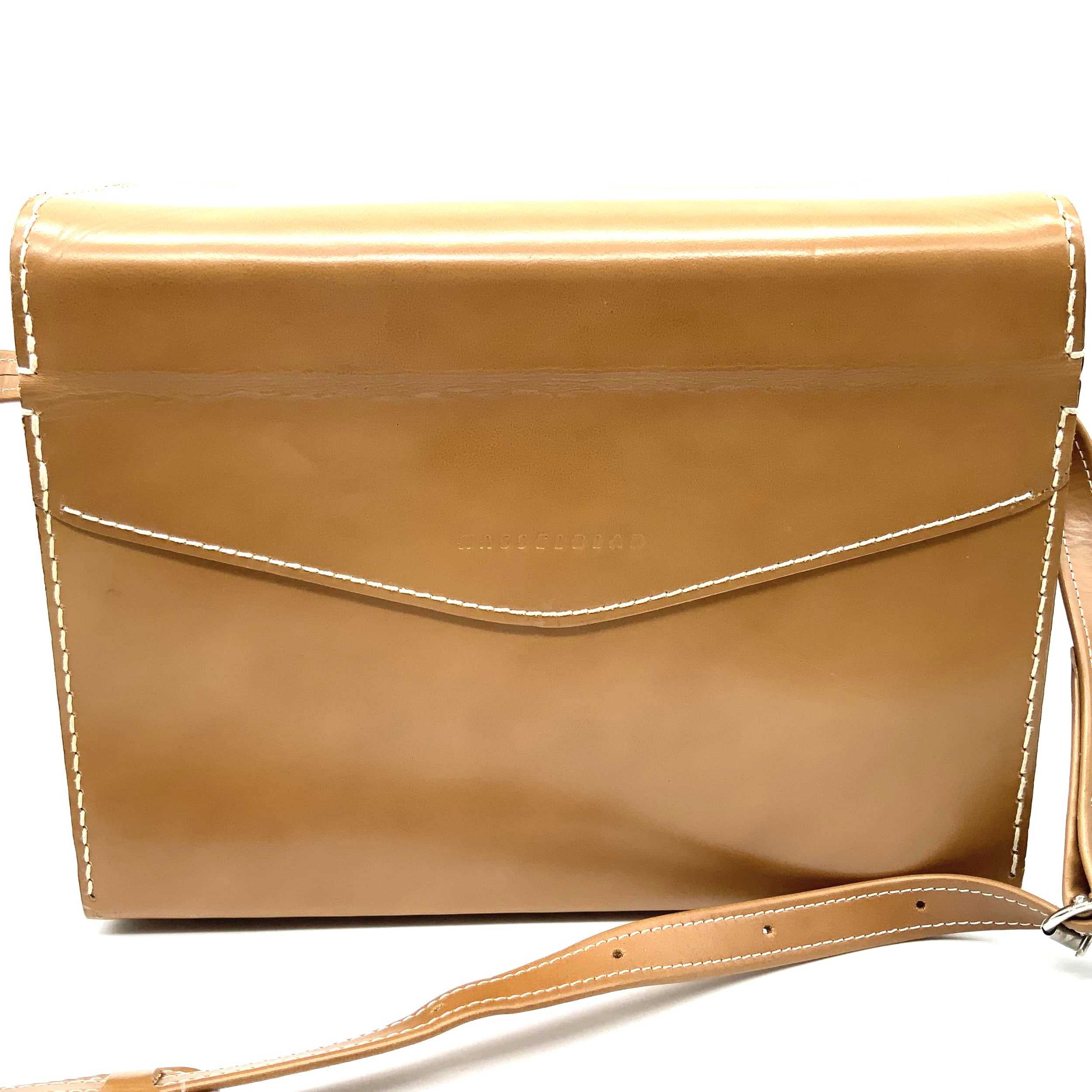 Hasselblad Kameratasche Case 515 hellbraun ca. 26x17x14,5cm Ledertasche