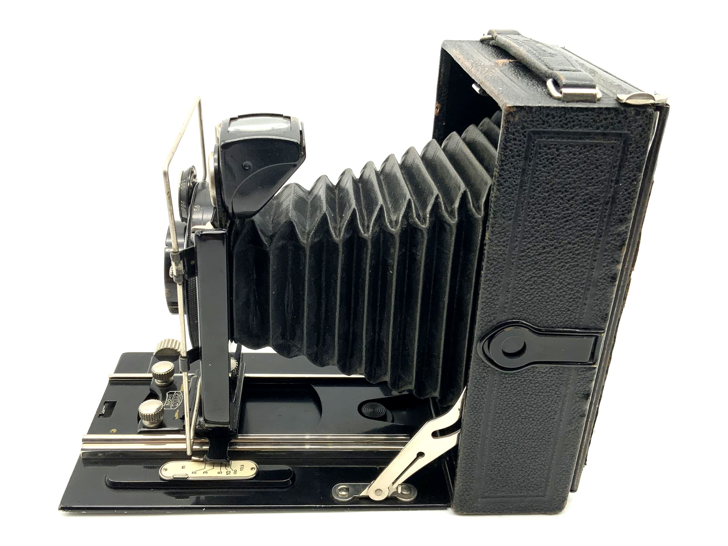 Zeiss Ikon Plattenkamera mit Carl Zeiss Tessar 1:4.5 F=13,5cm 9x12 Donata 227/3