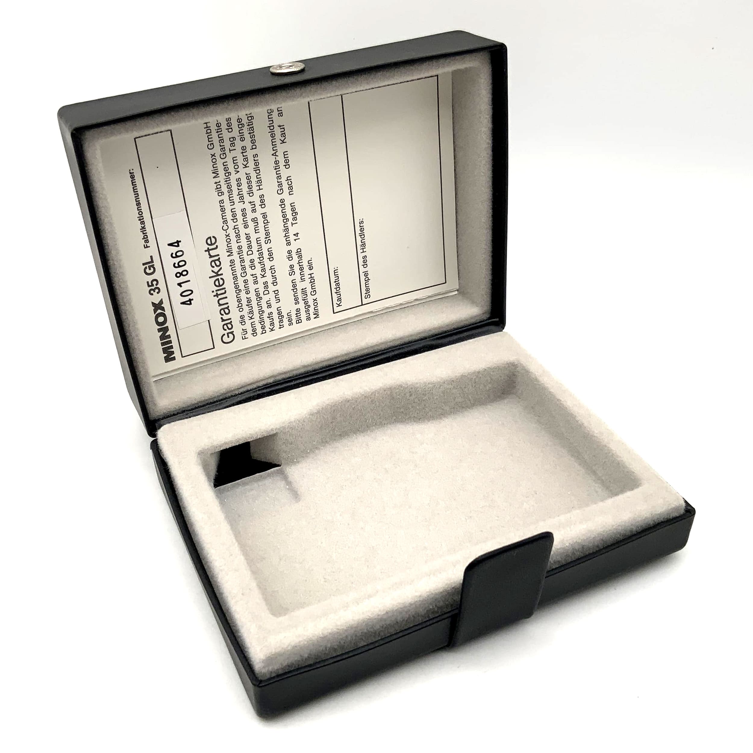 Minox Hülle 35GL schwarz Leerhülle Case