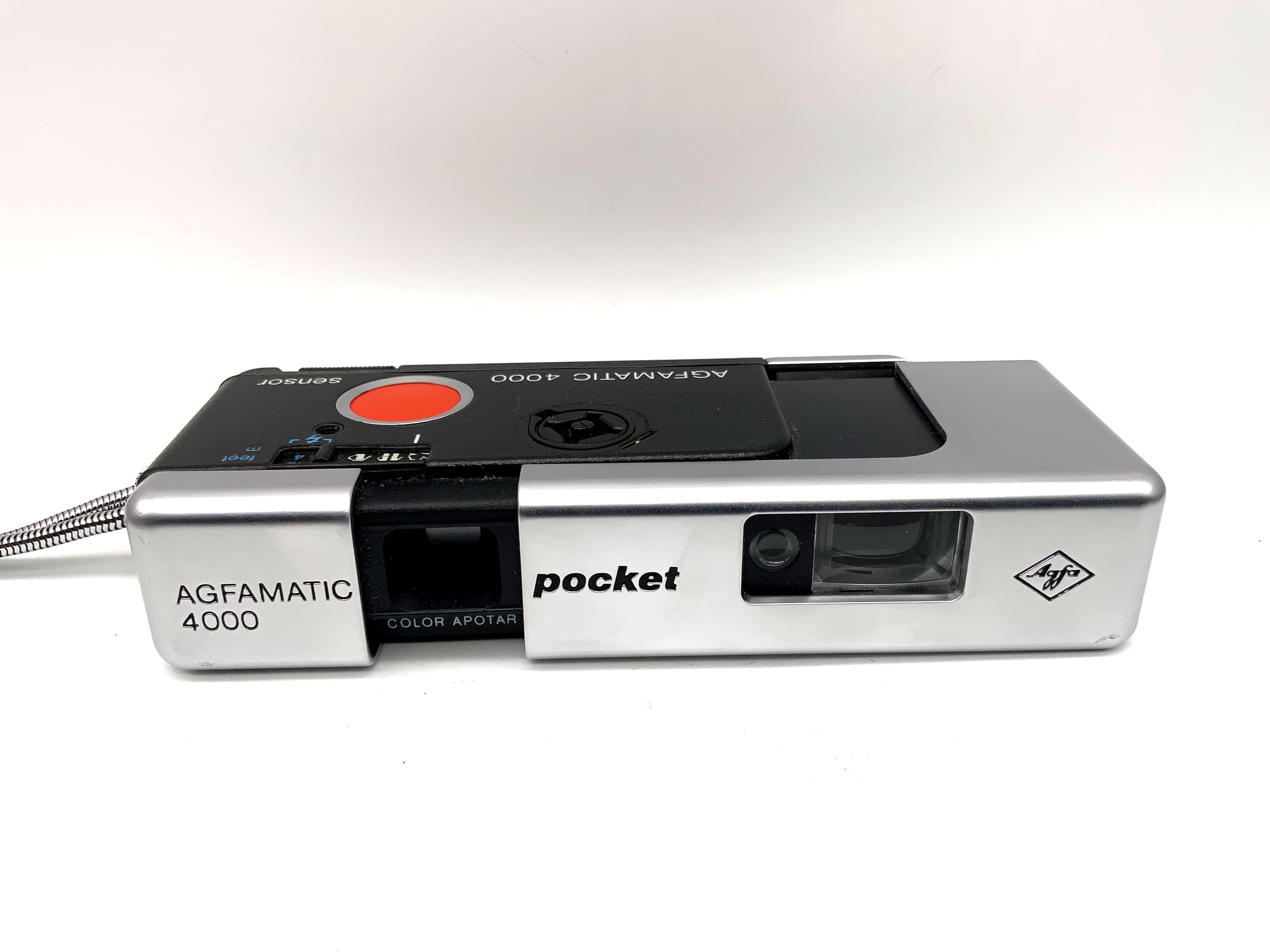Agfa Agfamatic 4000 Sucherkamera mit Color Apotar Miniatuarkamera Analogkamera