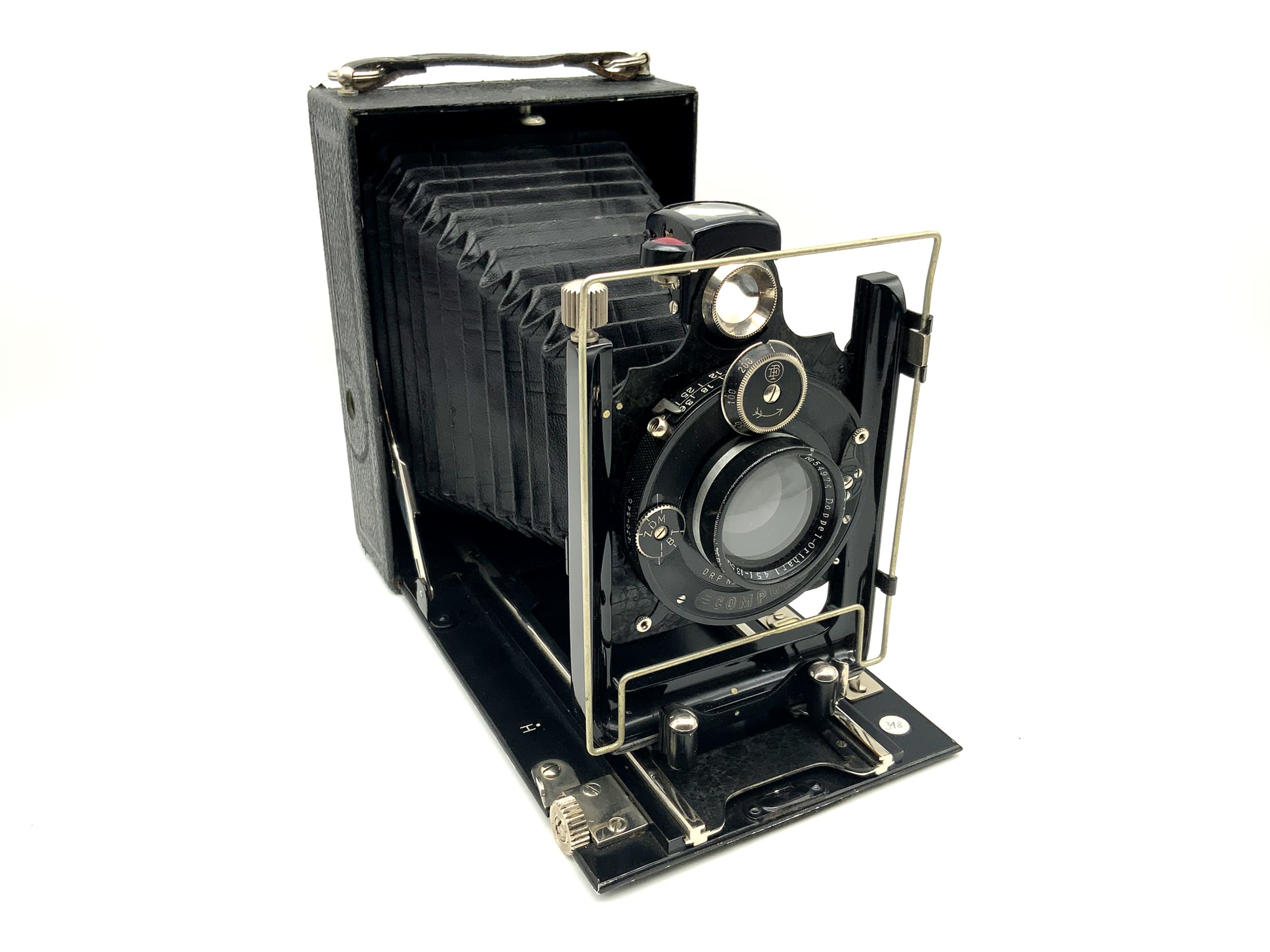 Plaubel Plattenkamera mit Doppel-Orthar 1:4.5/13,5cm Compur Analogkamera