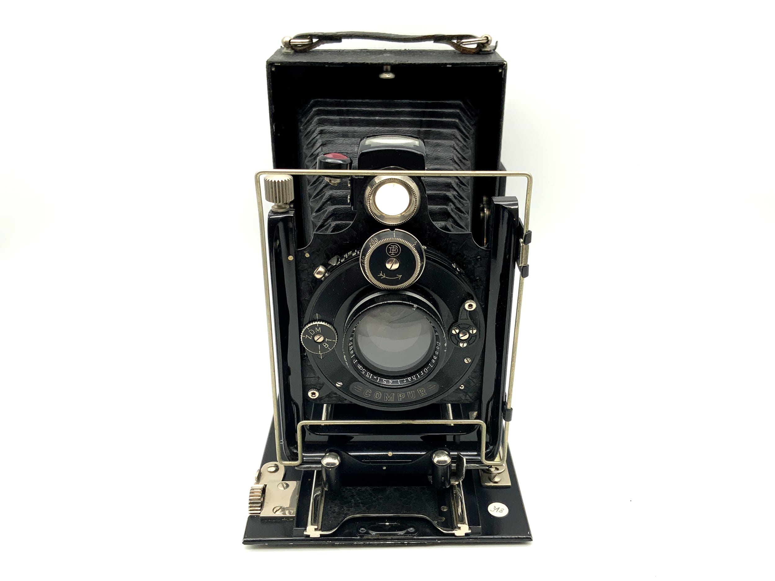 Plaubel Plattenkamera mit Doppel-Orthar 1:4.5/13,5cm Compur Analogkamera