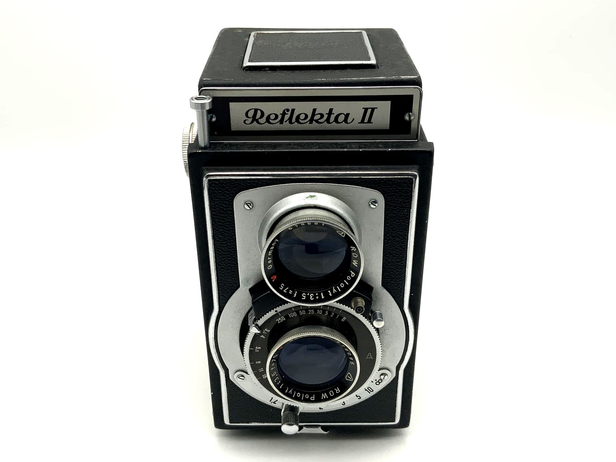 Welta Reflekta II TLR mit ROW Pololyt 1:3.5 / 75mm red V Vebur zweiäugige Kamera