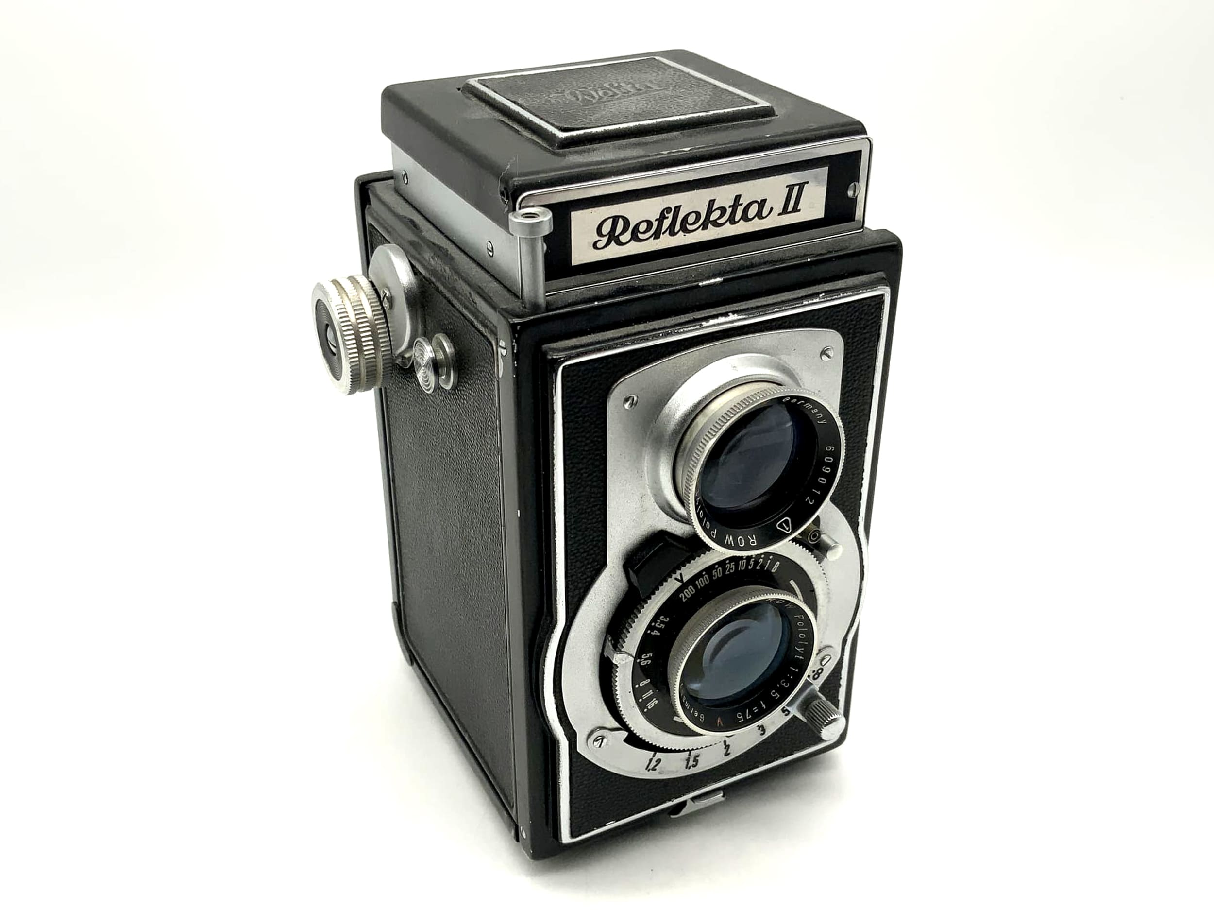 Welta Reflekta II TLR mit ROW Pololyt 1:3.5 / 75mm red V Cludor zweiäugig