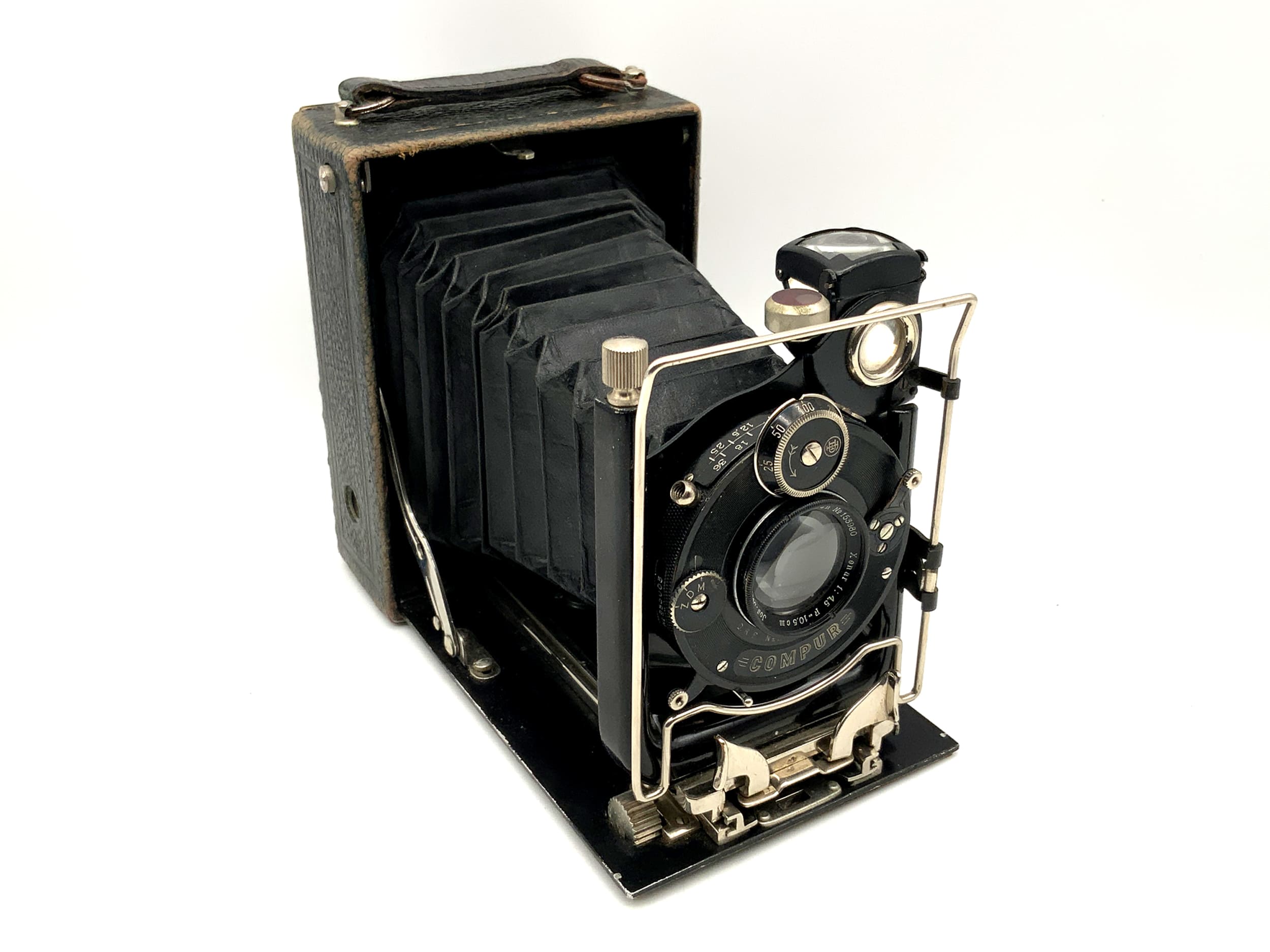 Clunz Plattenkamera mit Xenar 4.5/10,5cm Compur Analogkamera