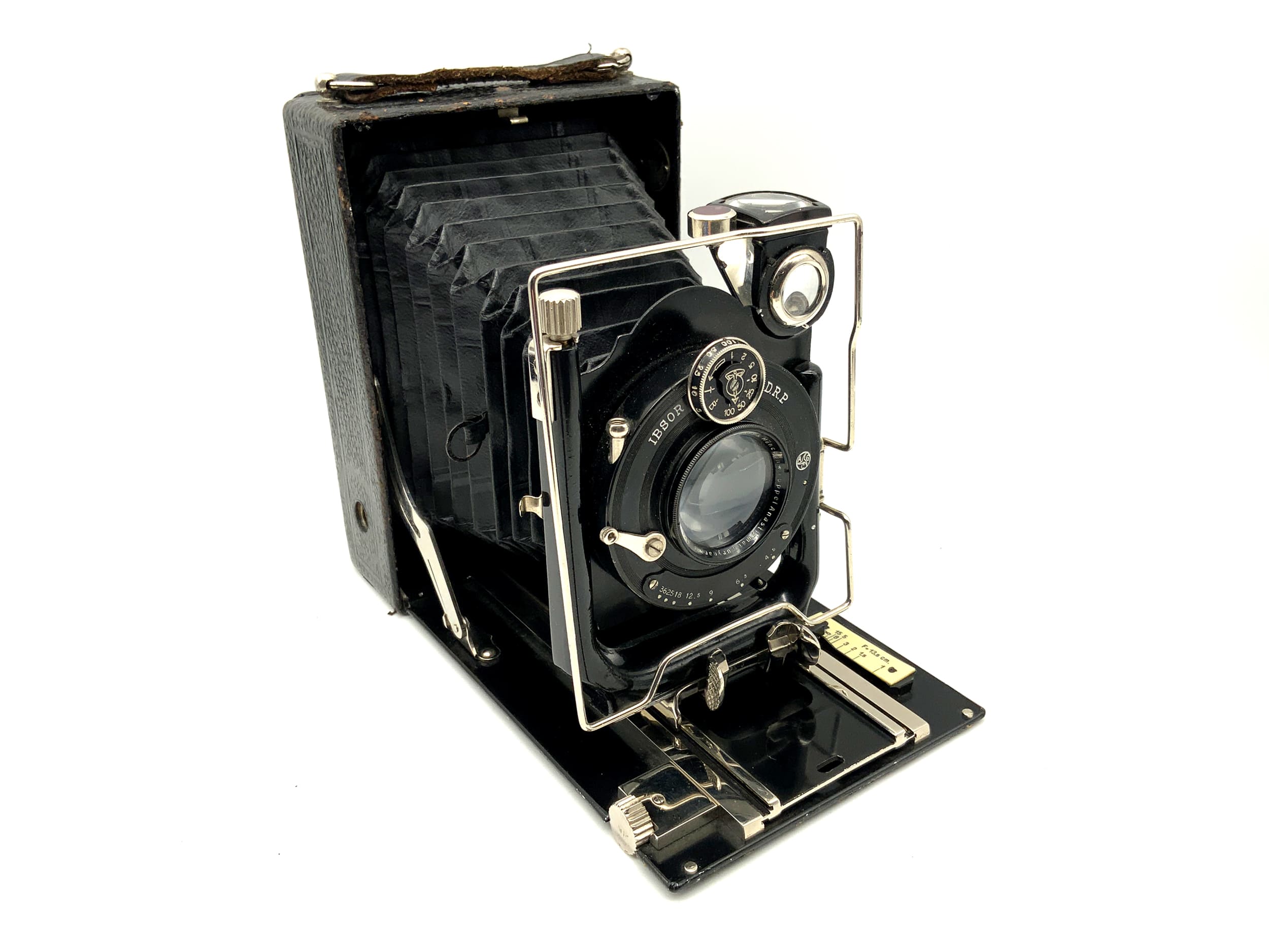Ihagee Plattenkamera mit Doppel Anastigmat Eurynar 4,5/13,5cm Ibsor 0