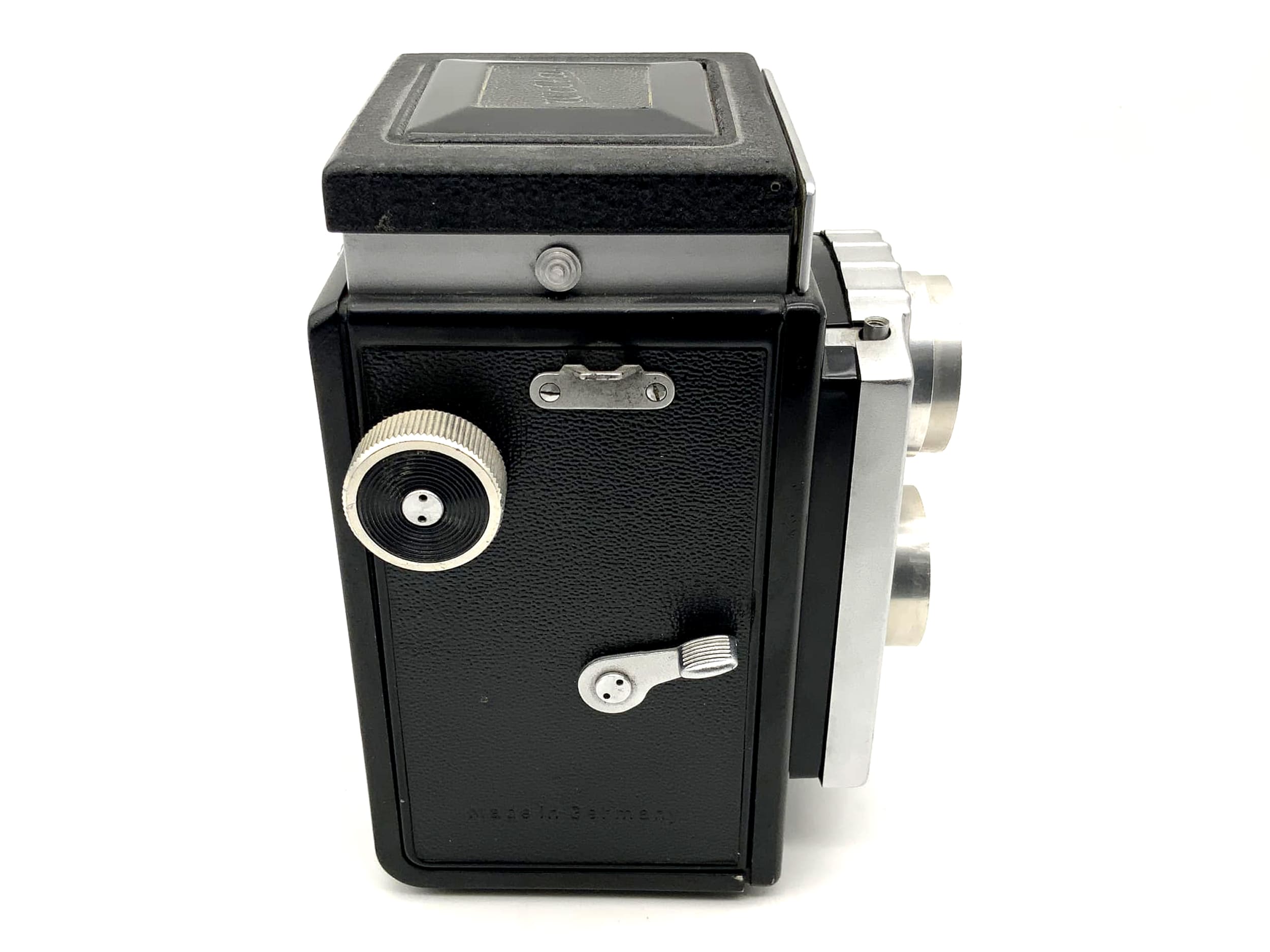 Welta Weltaflex TLR mit Meyer Optik Trioplan 1:3.5/75mm red V Vebur zweiäugig