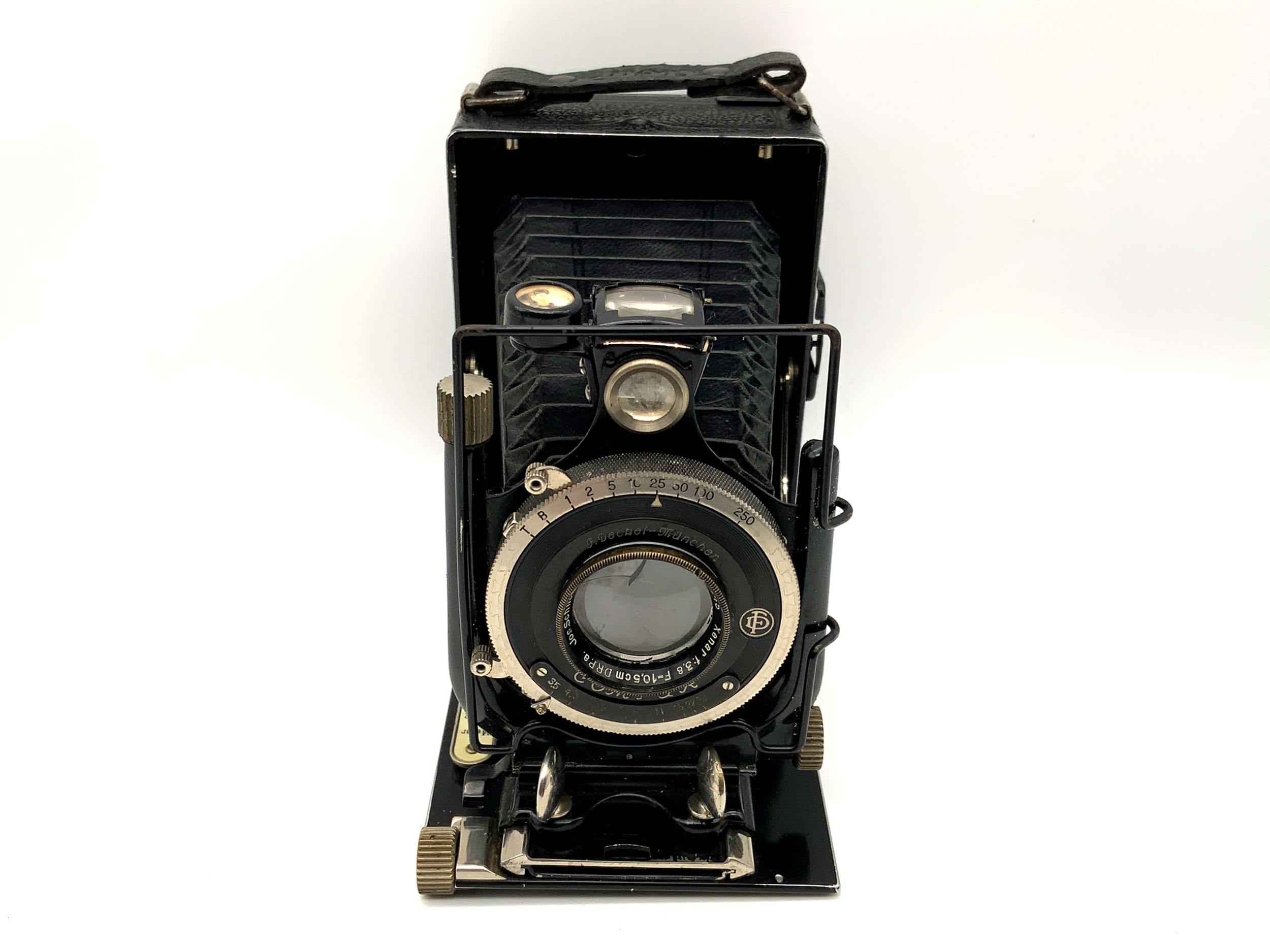 Voigtländer Avus Plattenkamera mit Xenar 1:3.8/10,5cm Compur Analogkamera