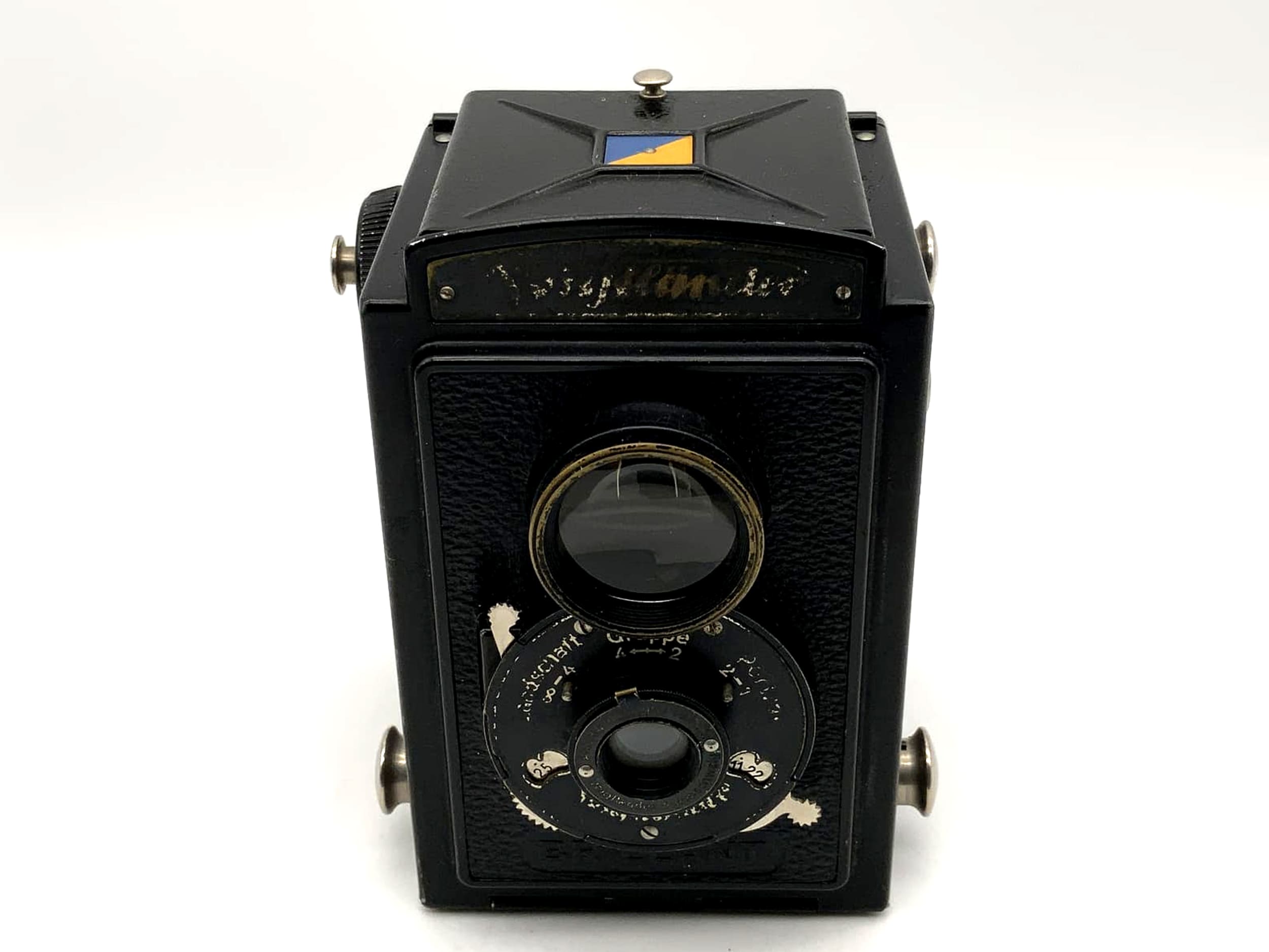 Voigtländer Brillant TLR mit Anastigmat Voigtar 1:9 F=7.5cm zweiäugig Defekt