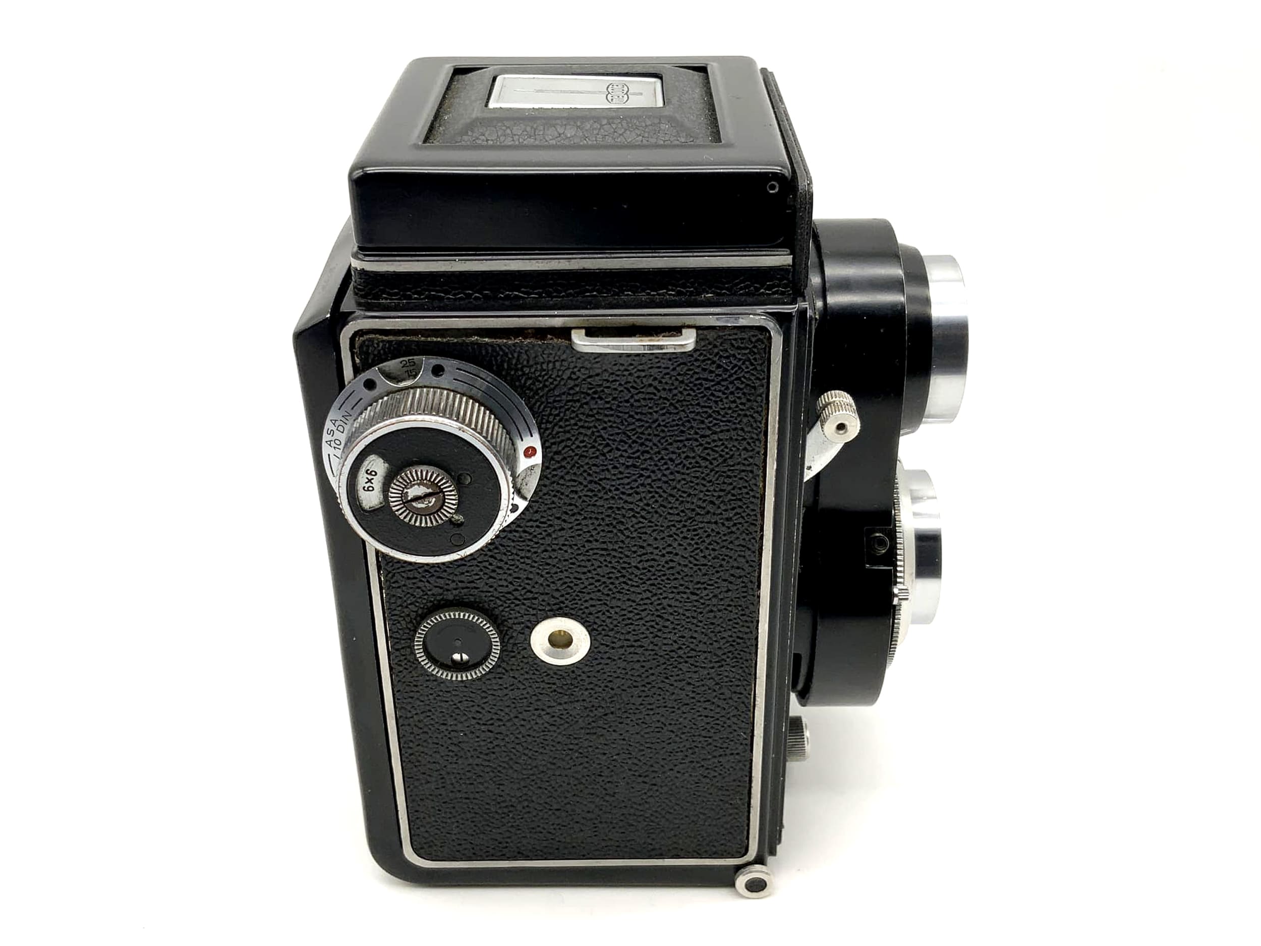 Meopta flexaret TLR mit Belar 3.5/80 Prontor-SVS zweiäugige Kamera Defekt