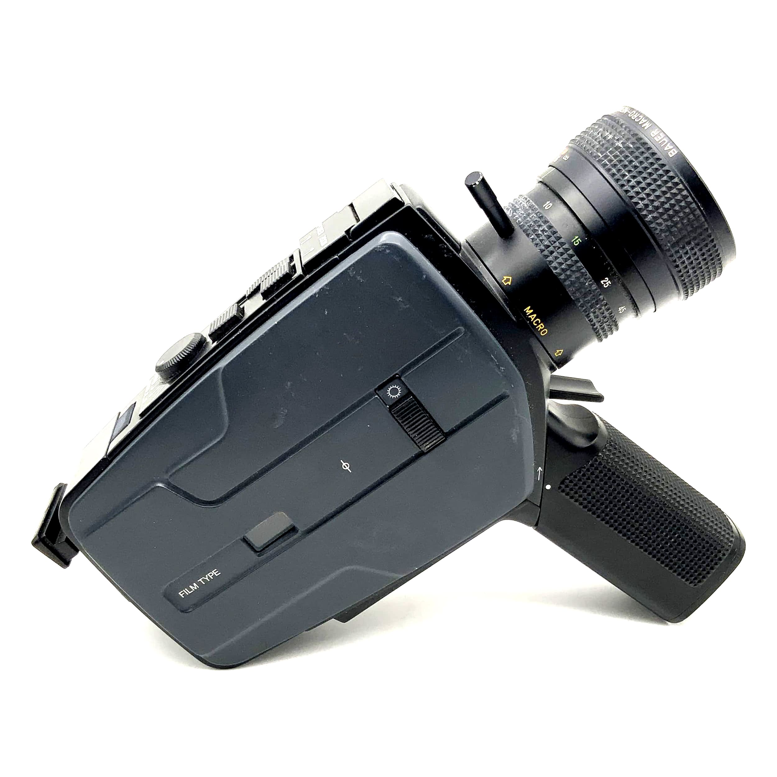 Bauer C107 XL Filmkamera mit Neovaron 1.2/7-45mm Super 8 Kamera movie camera