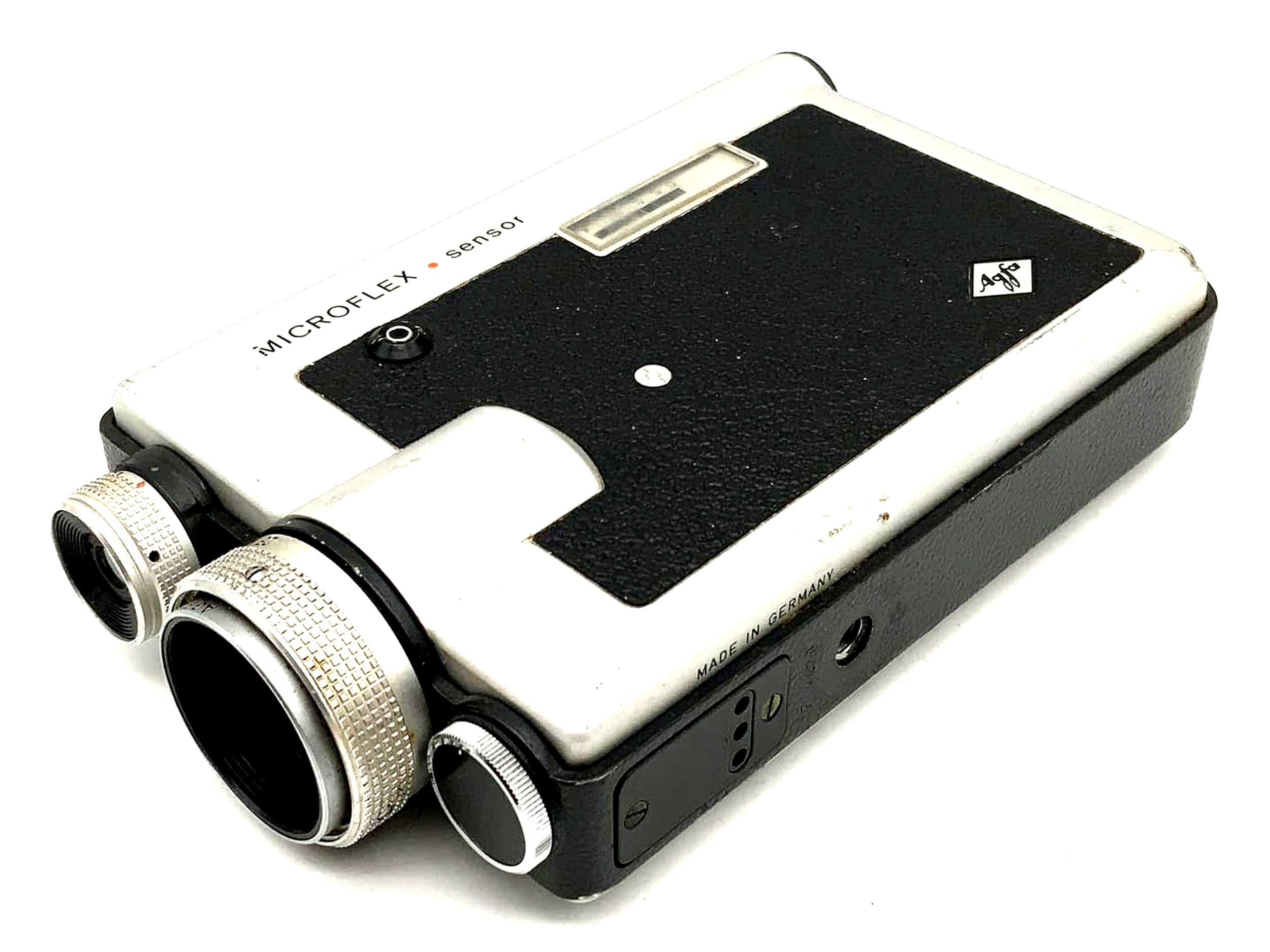 Agfa Microflex sensor Filmkamera mit Movaron 1:1.9/10-25 Super 8 Kamera