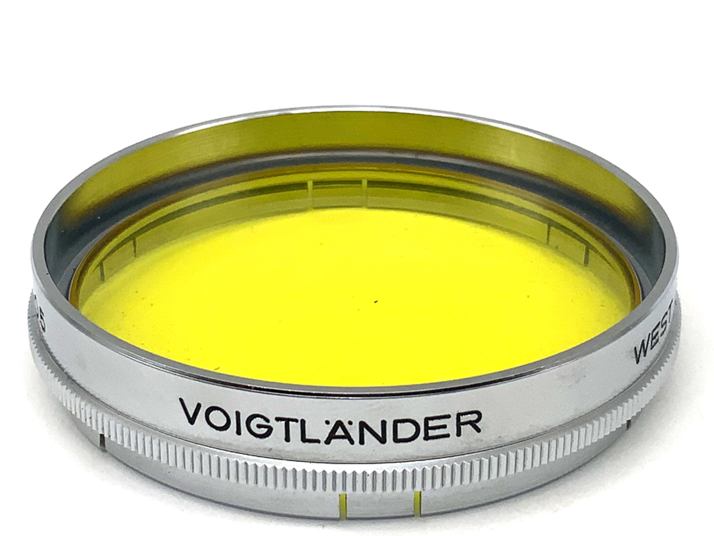 Voigtländer Farbfilter 301/54 AR 54mm G 1,5x LW -0,5 Gelb Yellow Steckfilter