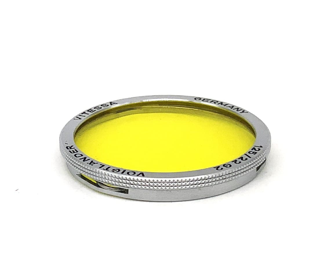 Voigtländer Farbfilter 125/22 G2 Gelb Yellow Vitessa Kreisförmig Filtergewinde