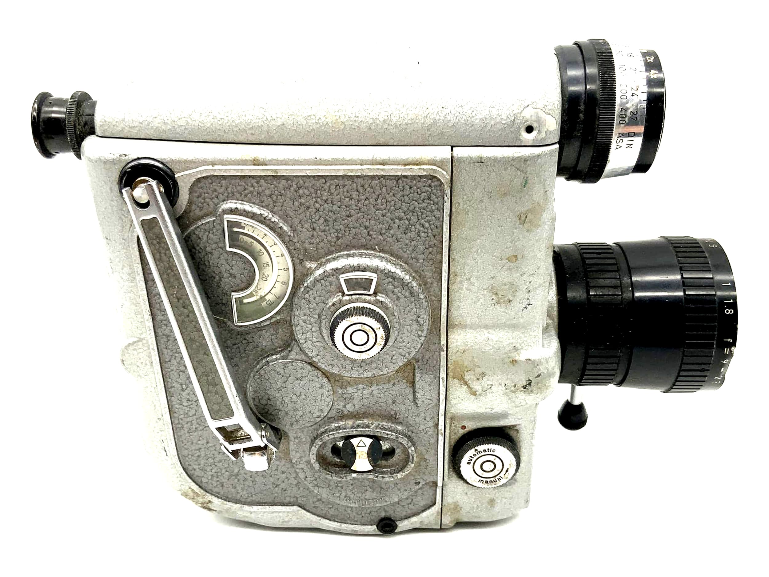 Braun Nizo-8 Allmat Mod.2 Filmkamera Nizo Zoom Lens 1:1.8 f=9-28 Super 8 Kamera