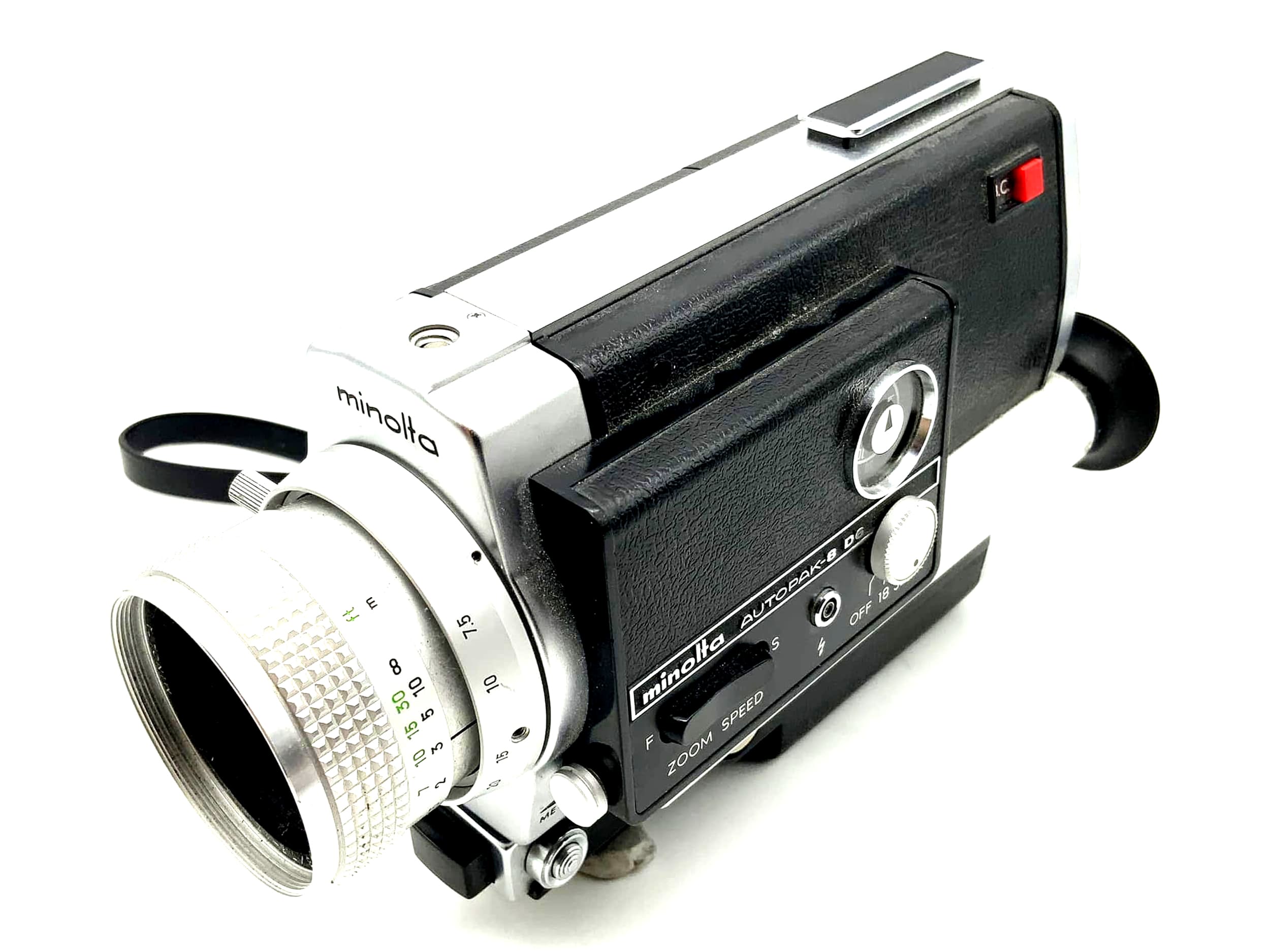 Minolta Autopak-8 D6 Filmkamera mit Zoom Rokkor 1:1.8/7.5-45 Super 8 Kamera