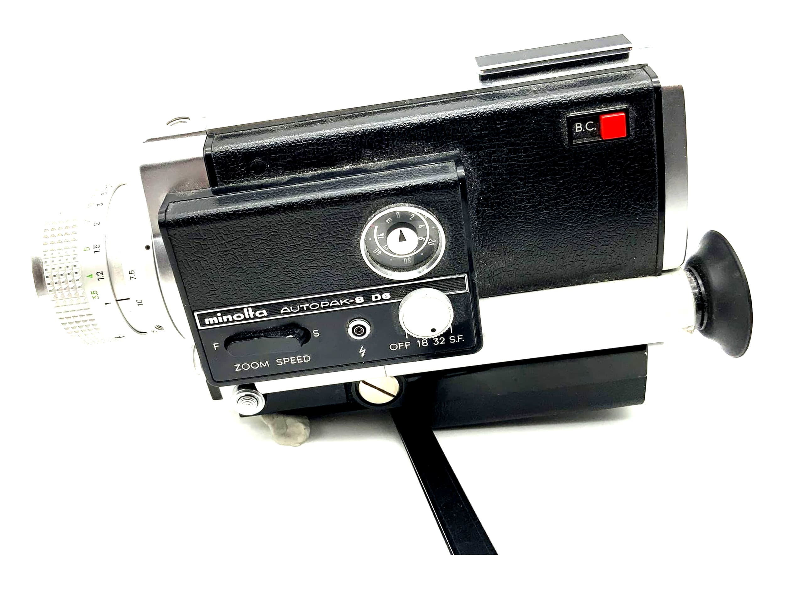 Minolta Autopak-8 D6 Filmkamera mit Zoom Rokkor 1:1.8/7.5-45 Super 8 Kamera