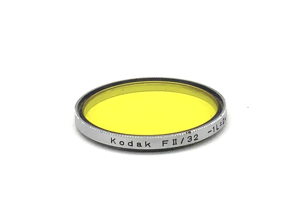 Kodak Farbfilter FII/32 -1L=2x Gelb Yellow 32mm Kreisförmig Filtergewinde M32
