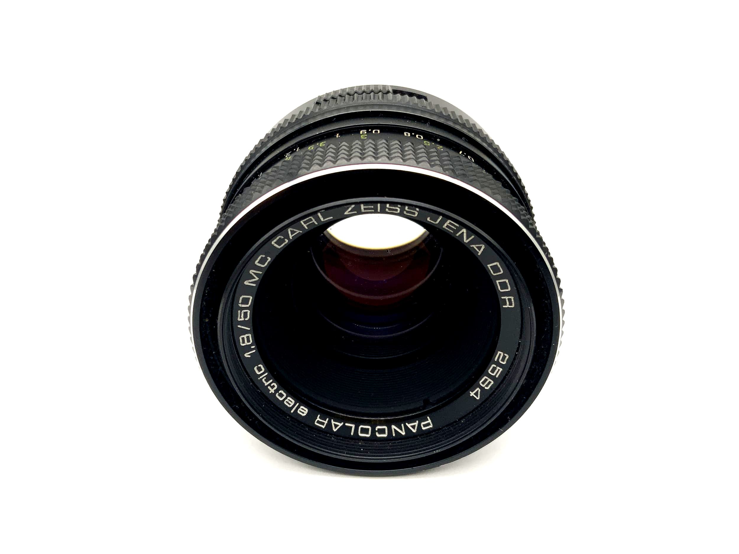 Carl Zeiss 50mm 1:1.8 Objektiv MC Pancolar electric DDR Kamera Camera Lens (M42)