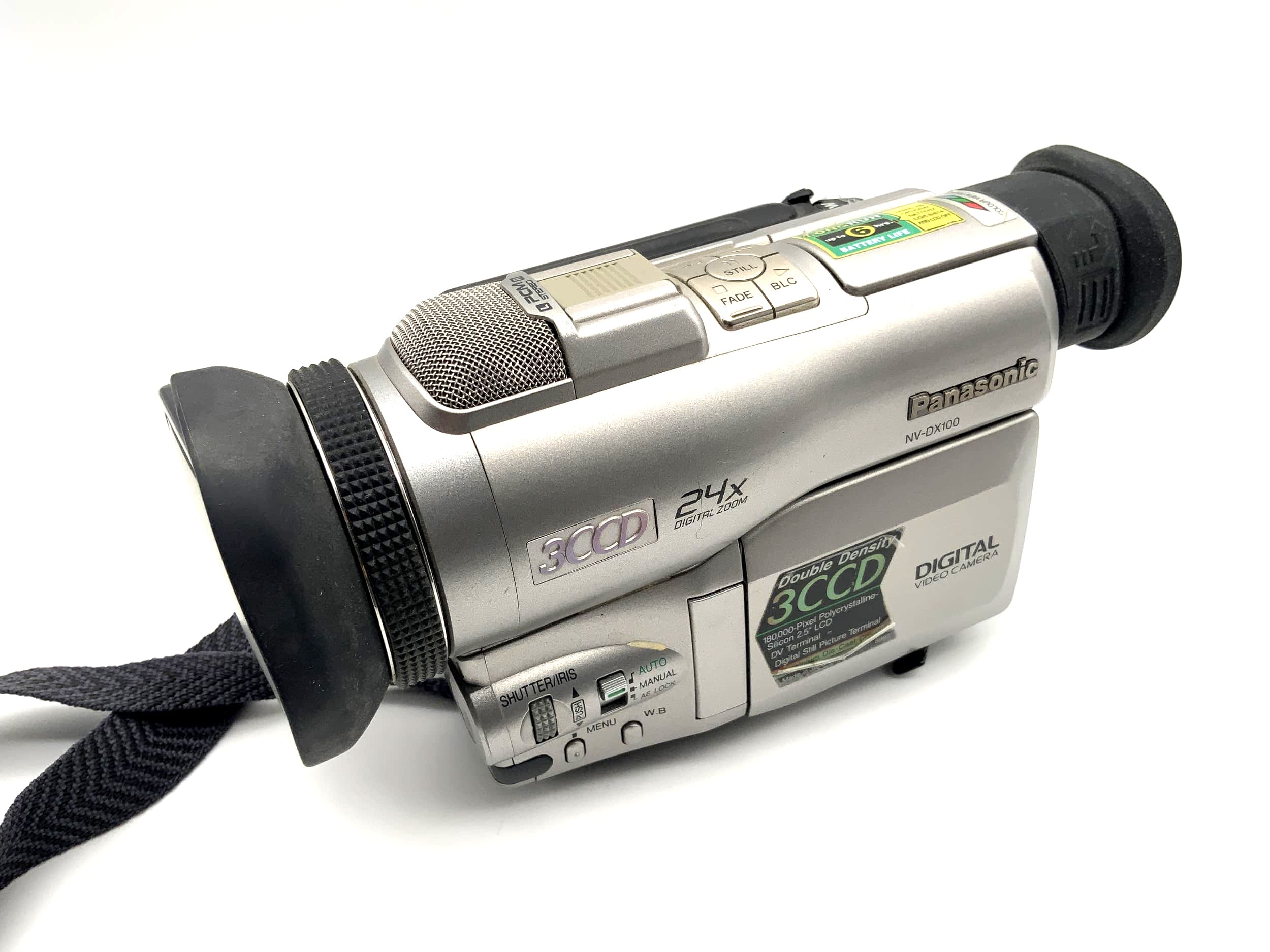 Panasonic NV-DX100 3CCD NV-DX100EG Camcorder Videokamera mit Akku