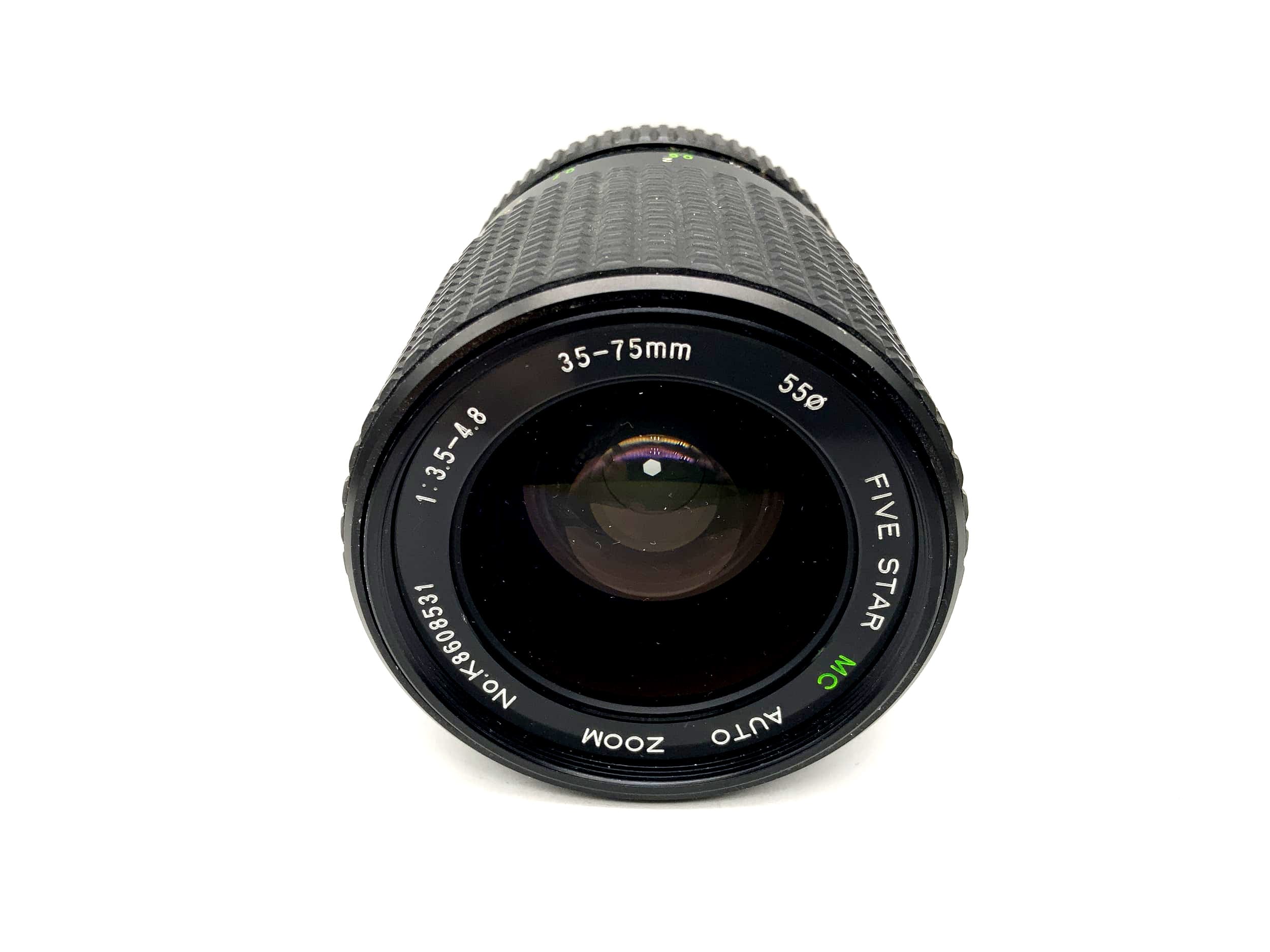 Five Star 35-75mm 1:3.5-4.8 Objektiv MC Auto Zoom Macro Kamera Lens (Pentax K)