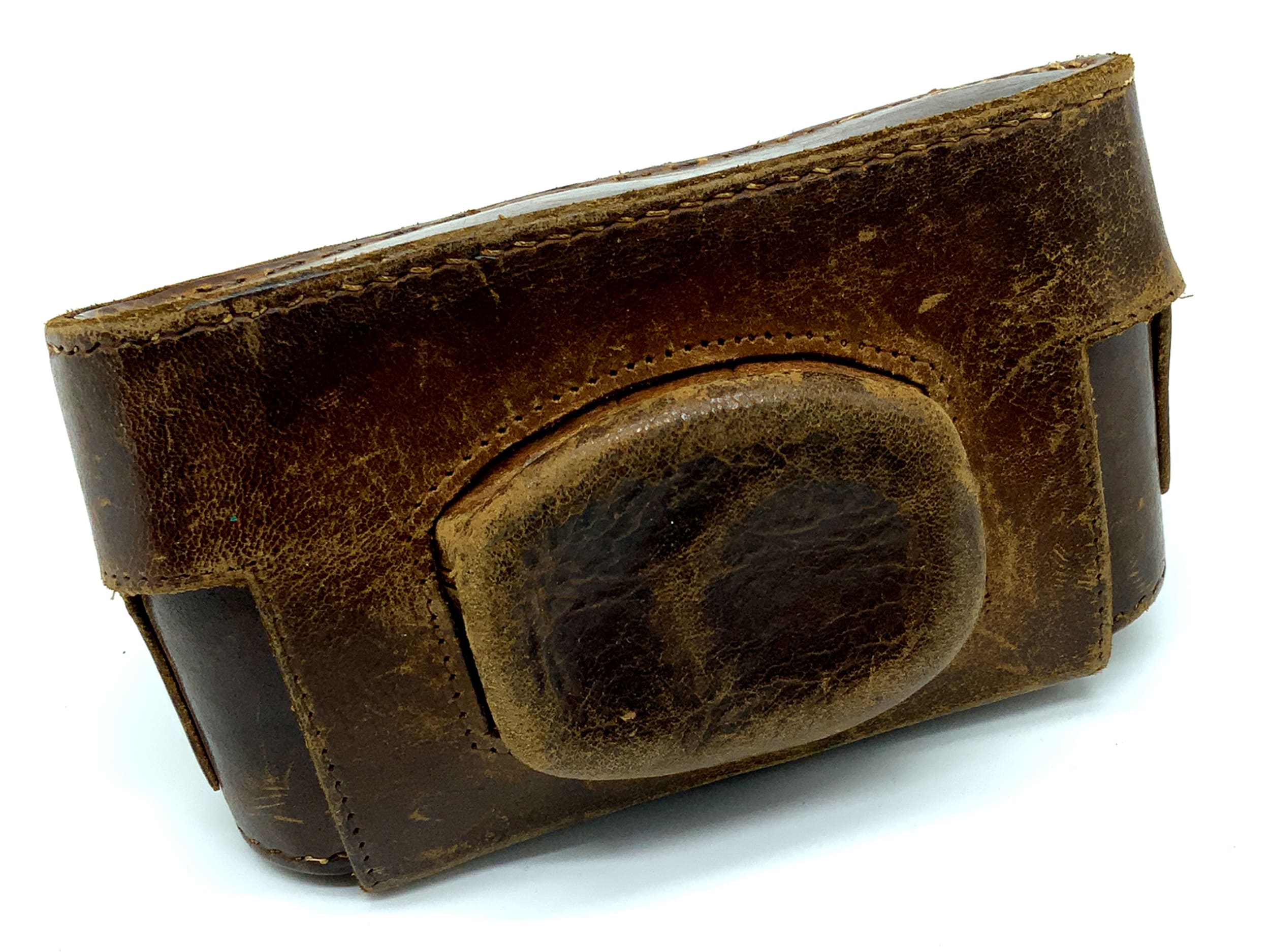 Foca PF3 Bereitschaftstasche braun Leder Case Tasche Fototasche Kameratasche