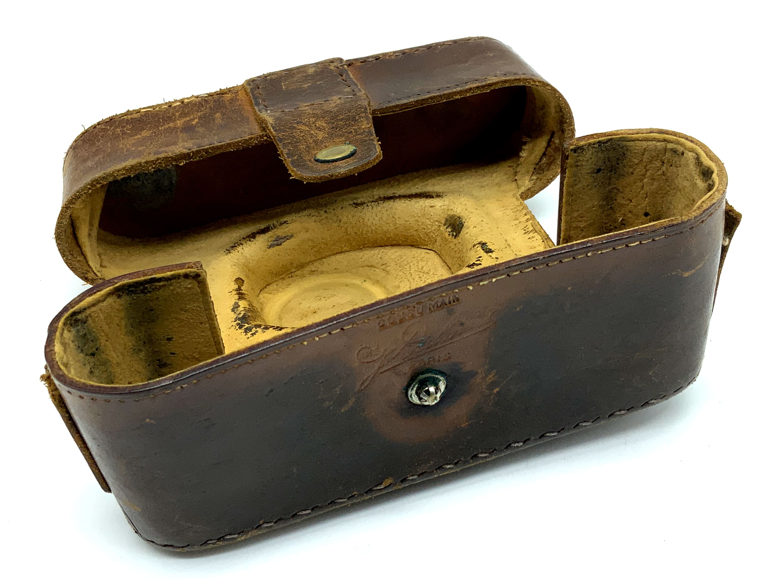 Foca PF3 Bereitschaftstasche braun Leder Case Tasche Fototasche Kameratasche