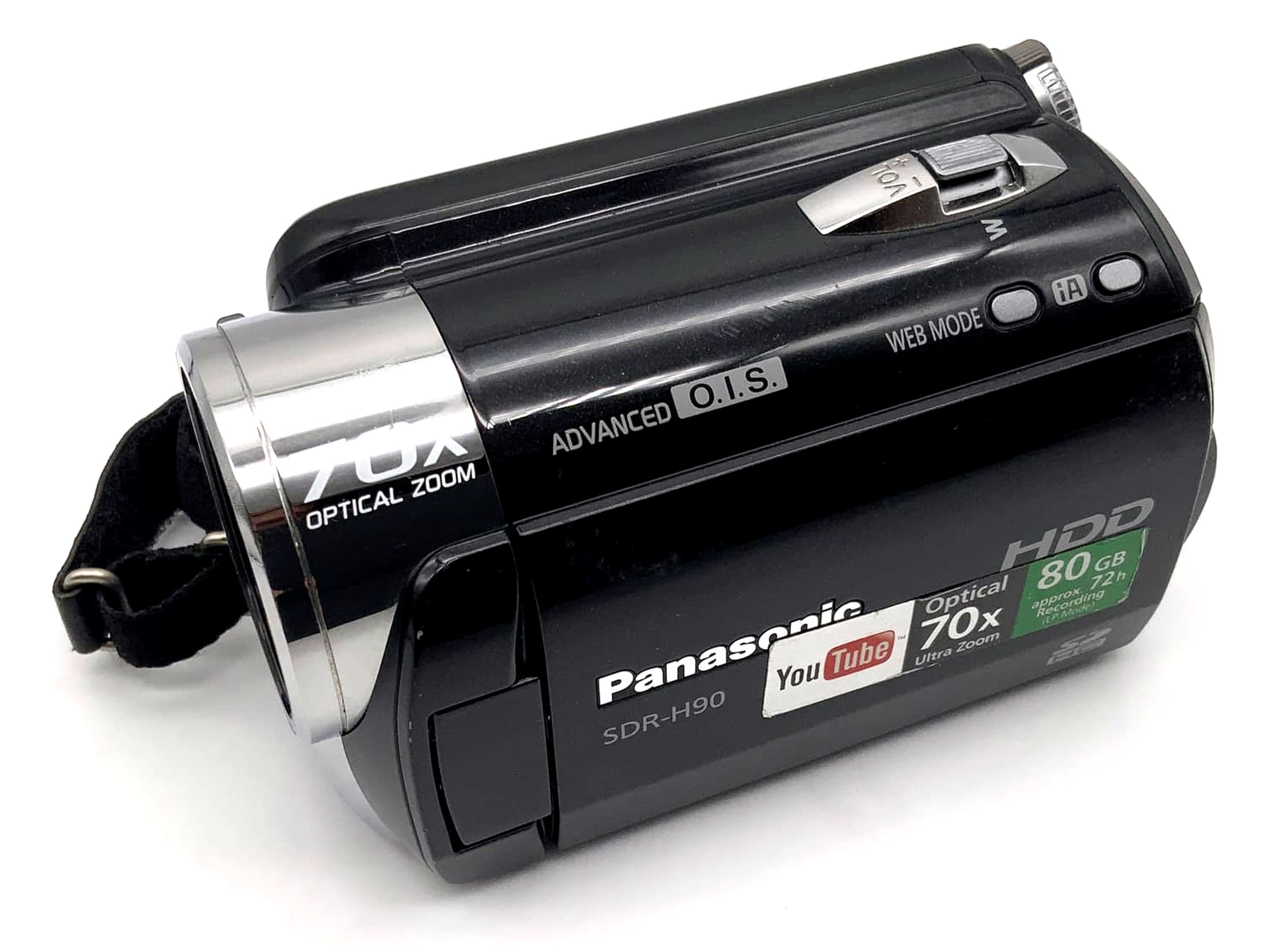 Panasonic SDR-H90 Camcorder Videokamera mit Akku