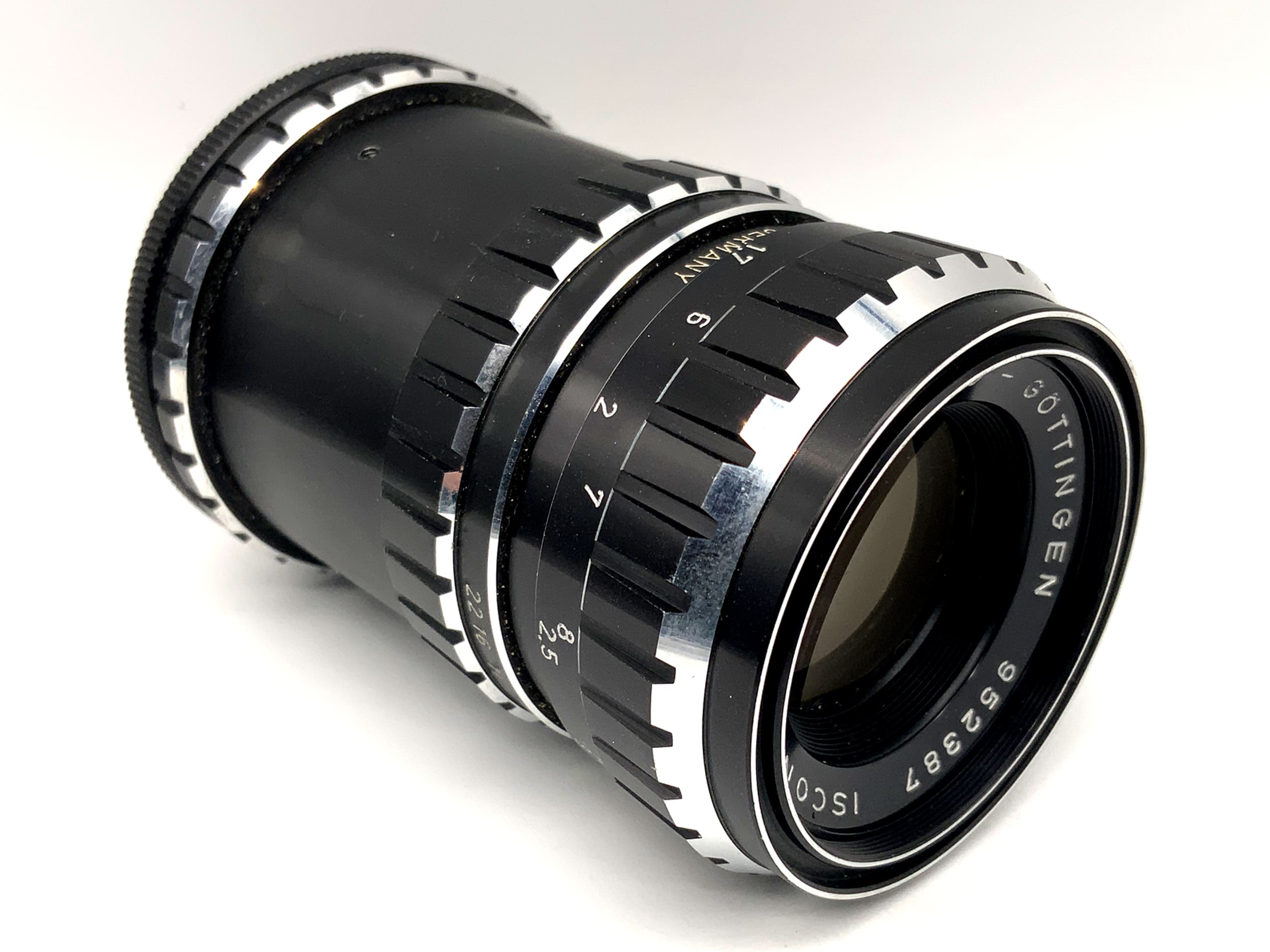 Isco Göttingen 100mm 1:4 Objektiv Isconar Festbrennweite (Exa)