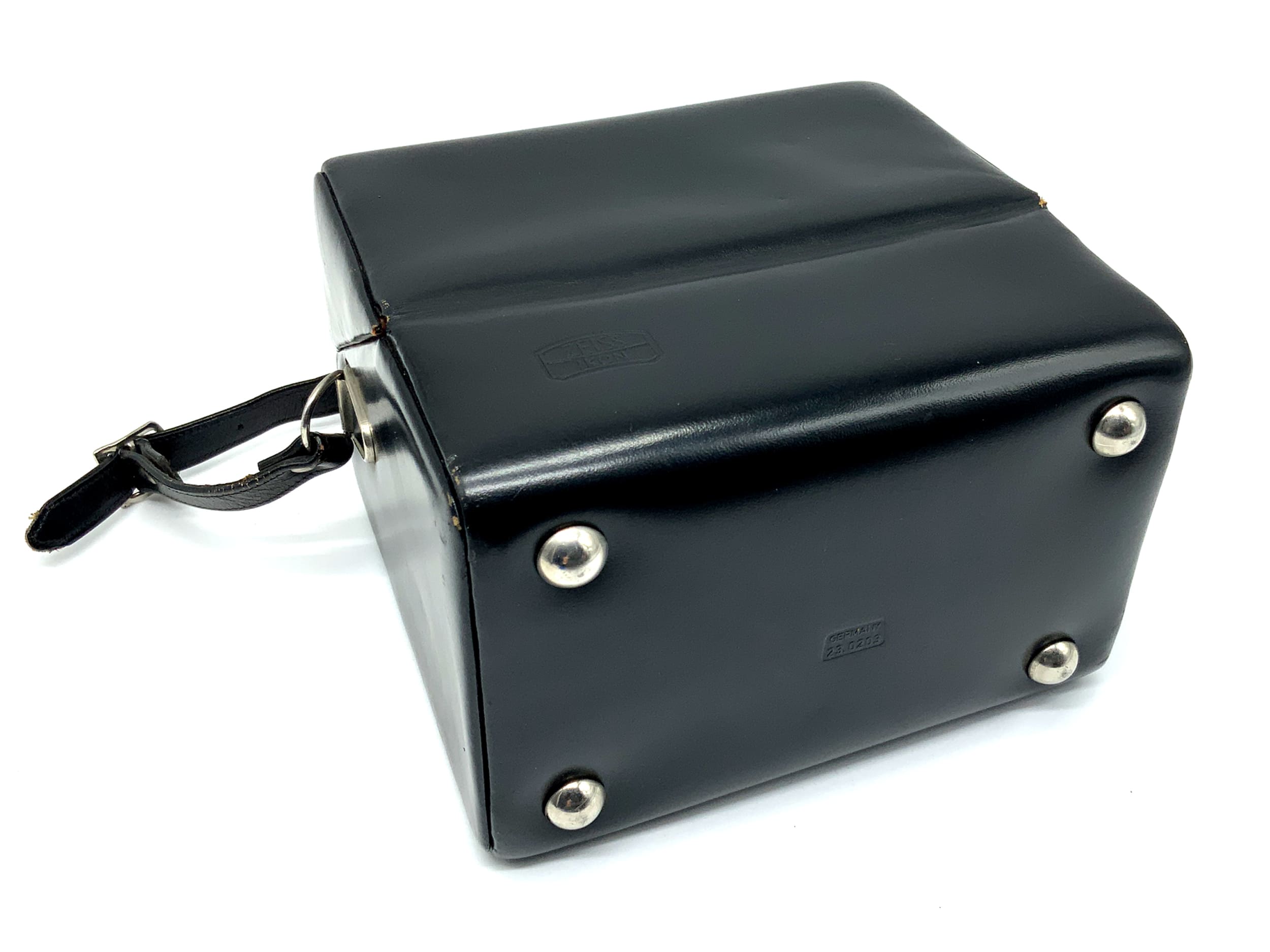 Zeiss Ikon 23.0203 Bereitschaftstasche schwarz Leder Case Tasche Fototasche