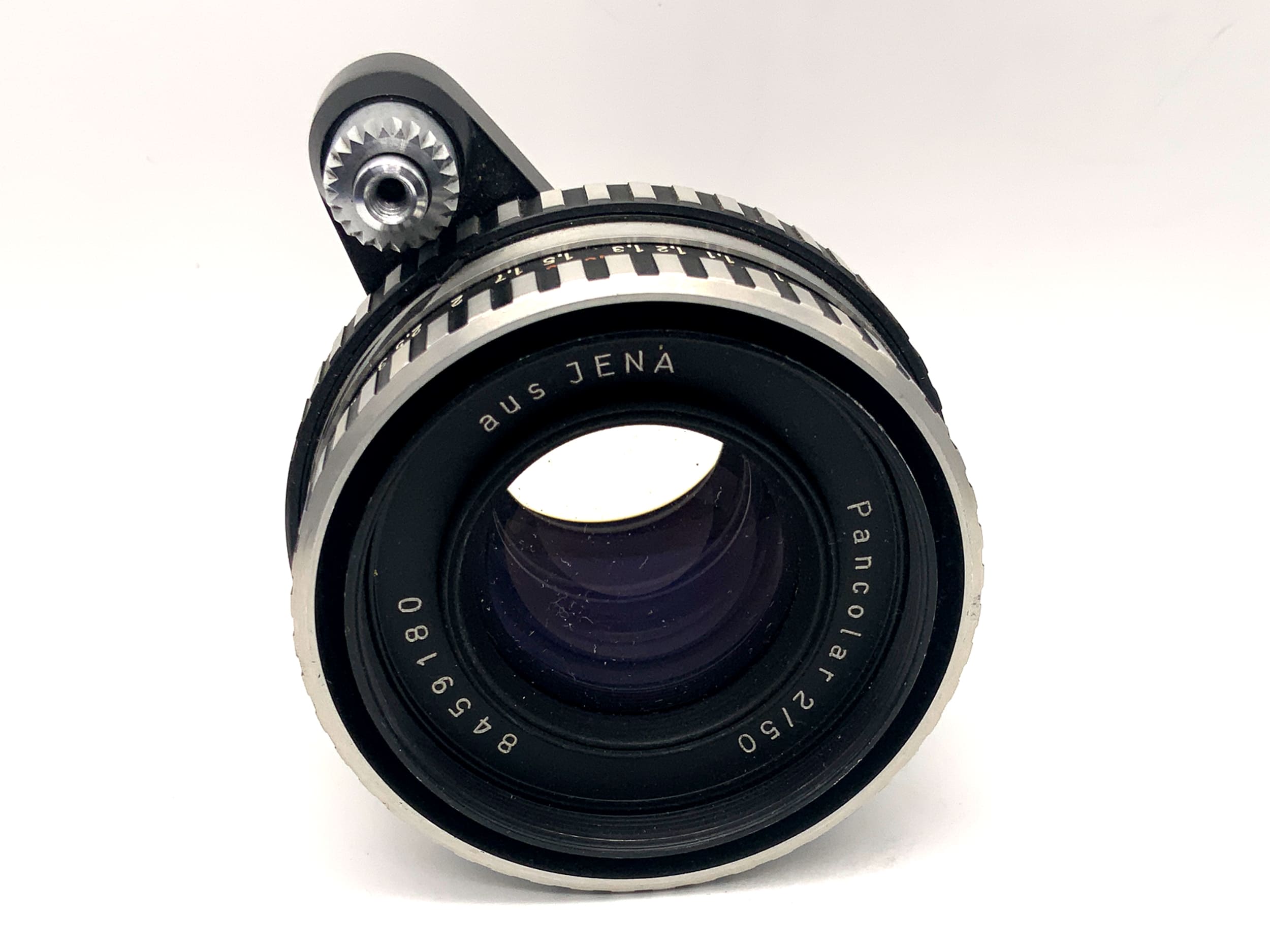 Carl Zeiss 50mm 1:2 Objektiv Pancolar Zebra aus Jena Festbrennweite (Exa)