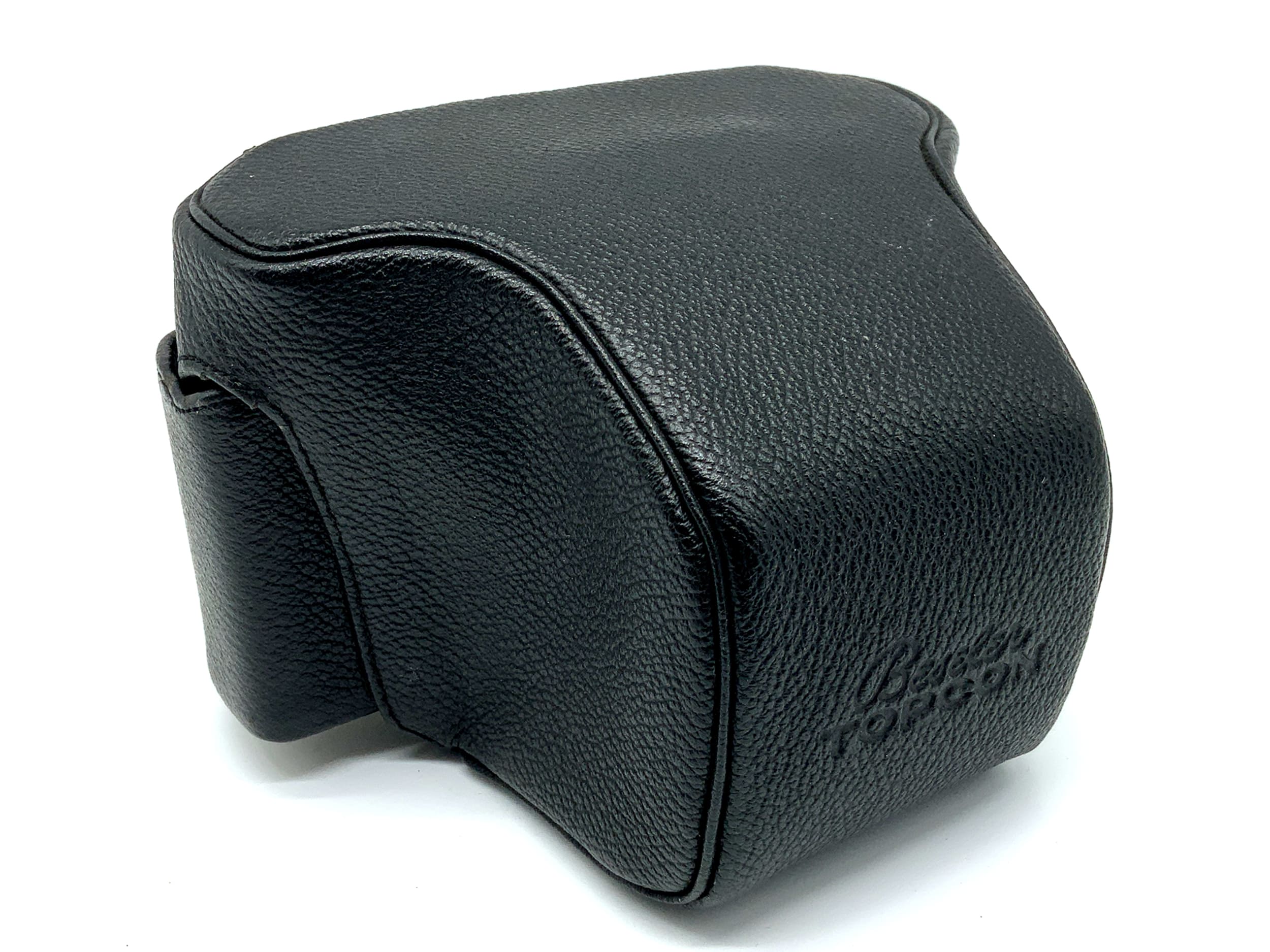 Topcon Super D Bereitschaftstasche schwarz Leder Case Tasche Fototasche