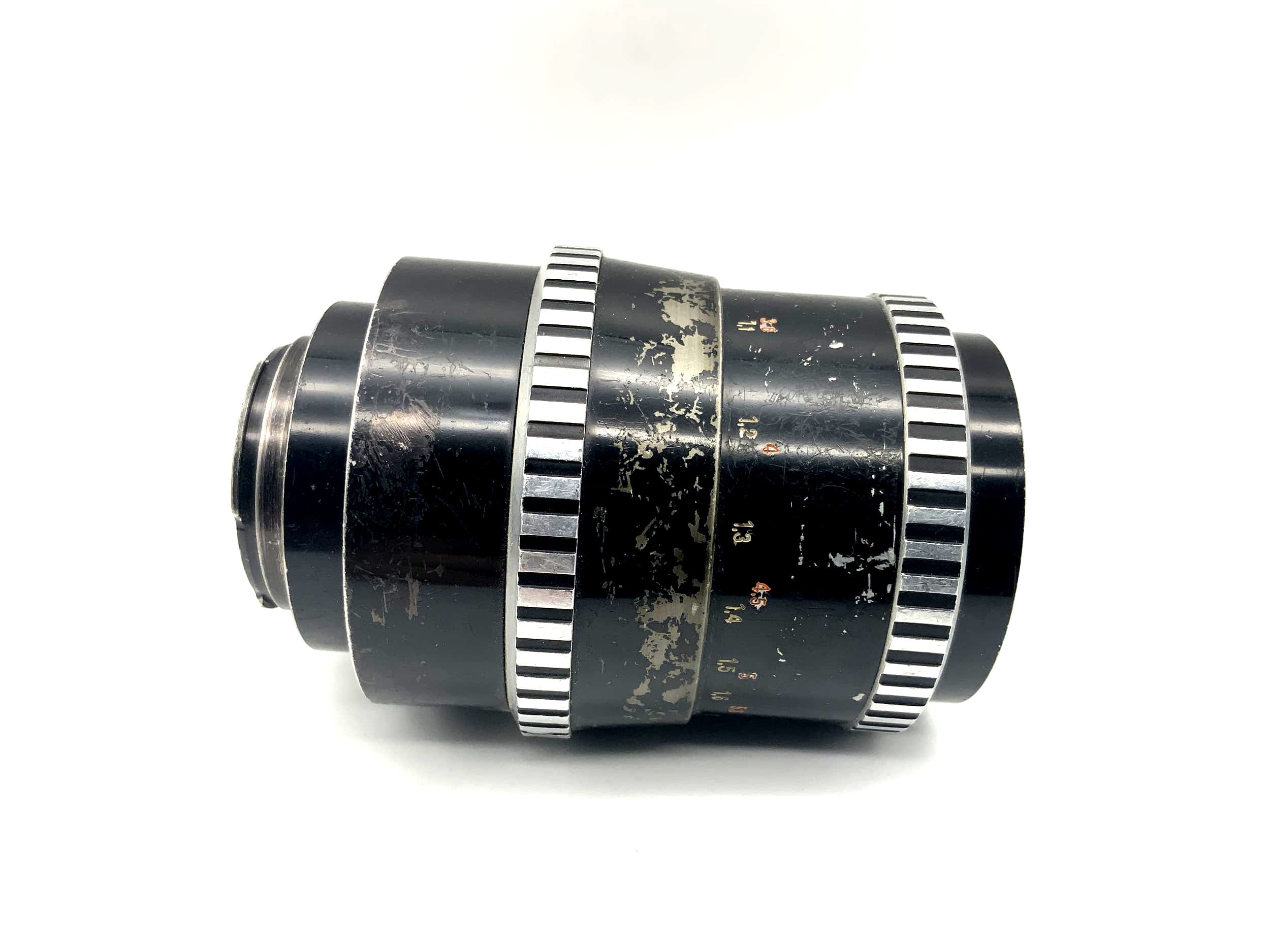 Carl Zeiss 135mm 1:4 Objektiv Sonnar Zebra Kamera Camera Lens (Exa)