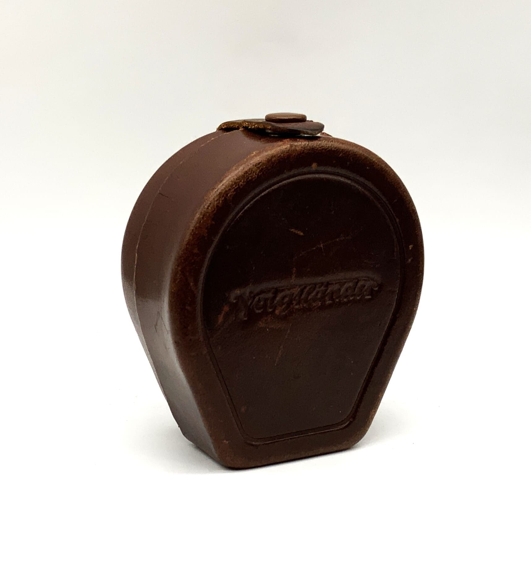 Voigtländer 90/098 Köcher braun Lederköcher für Sonnenblende und 2 Filter