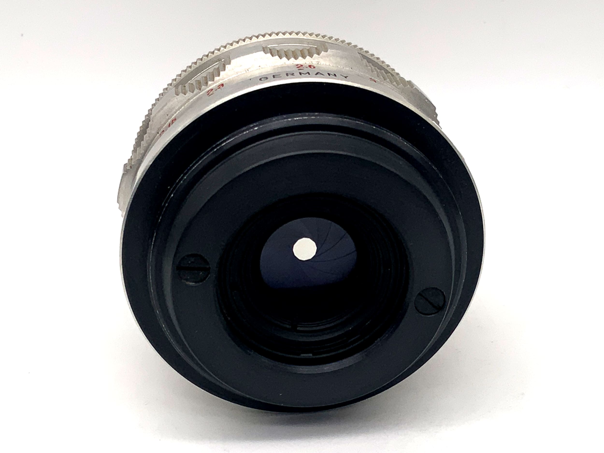 Carl Zeiss 50mm 1:3.5 Objektiv Tessar Q1 14 Blades compact red T (M42)