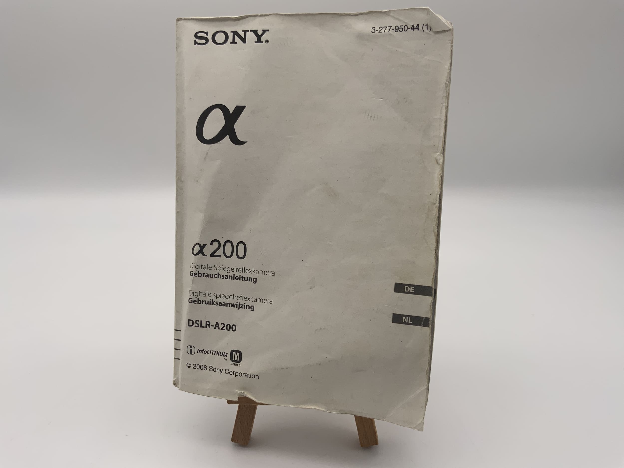 Sony a200 alpha 200 DSLR-A200 Bedienungsanleitung