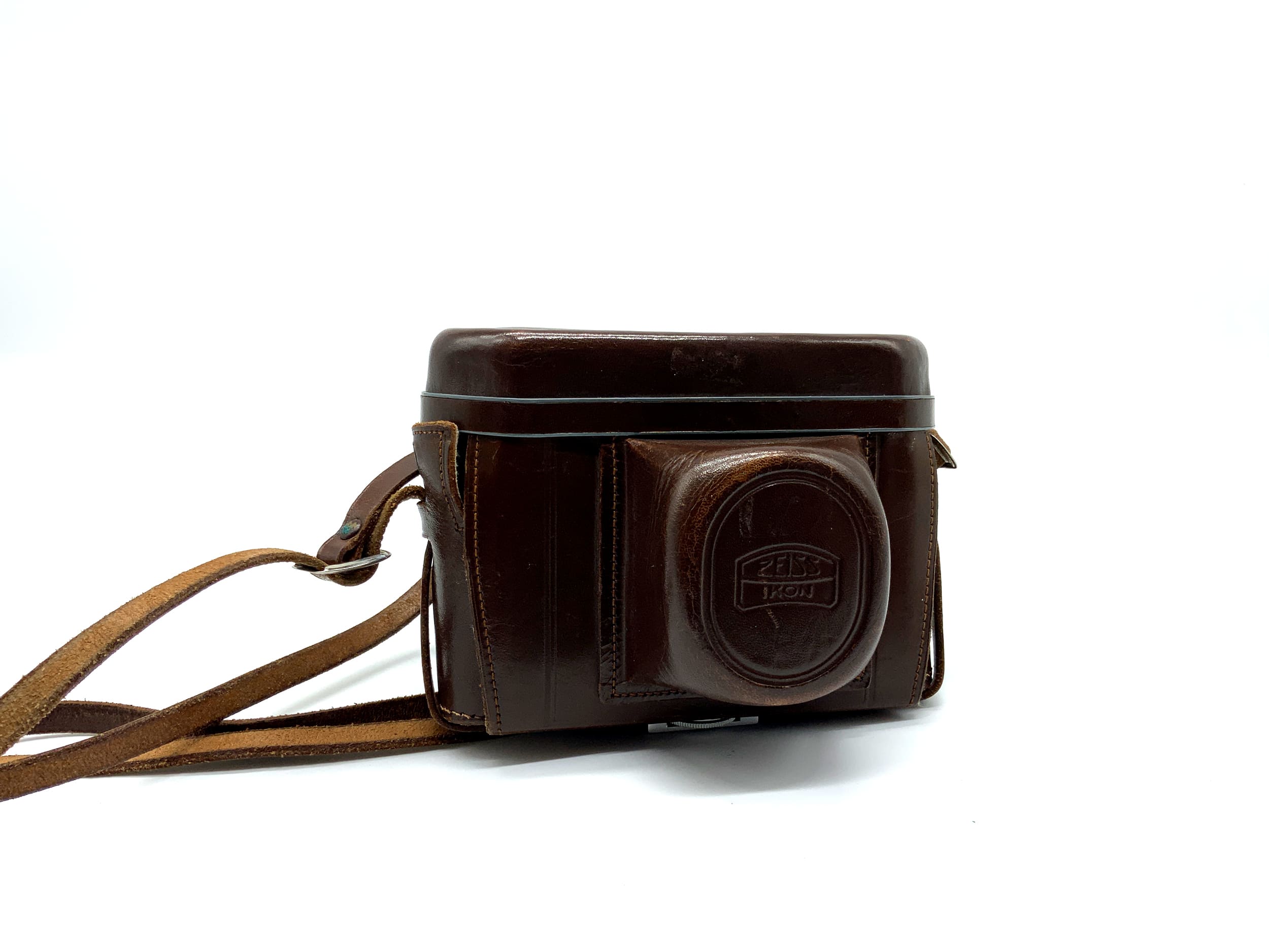 Zeiss Ikon für Contax II Bereitschaftstasche braun Leder Case Tasche Fototasche