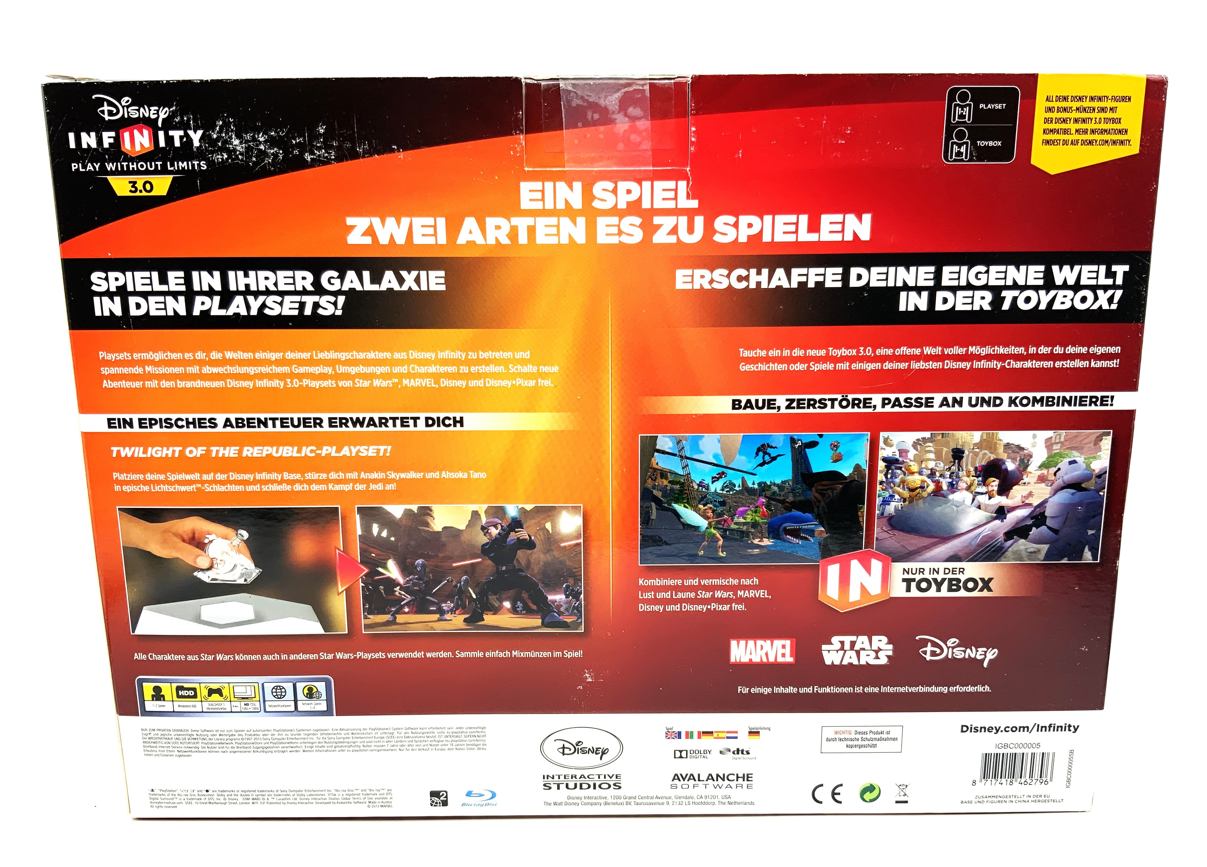 Disney Infinity 3.0 Starterset für Playstation 3 starter Pack PS3 Star Wars